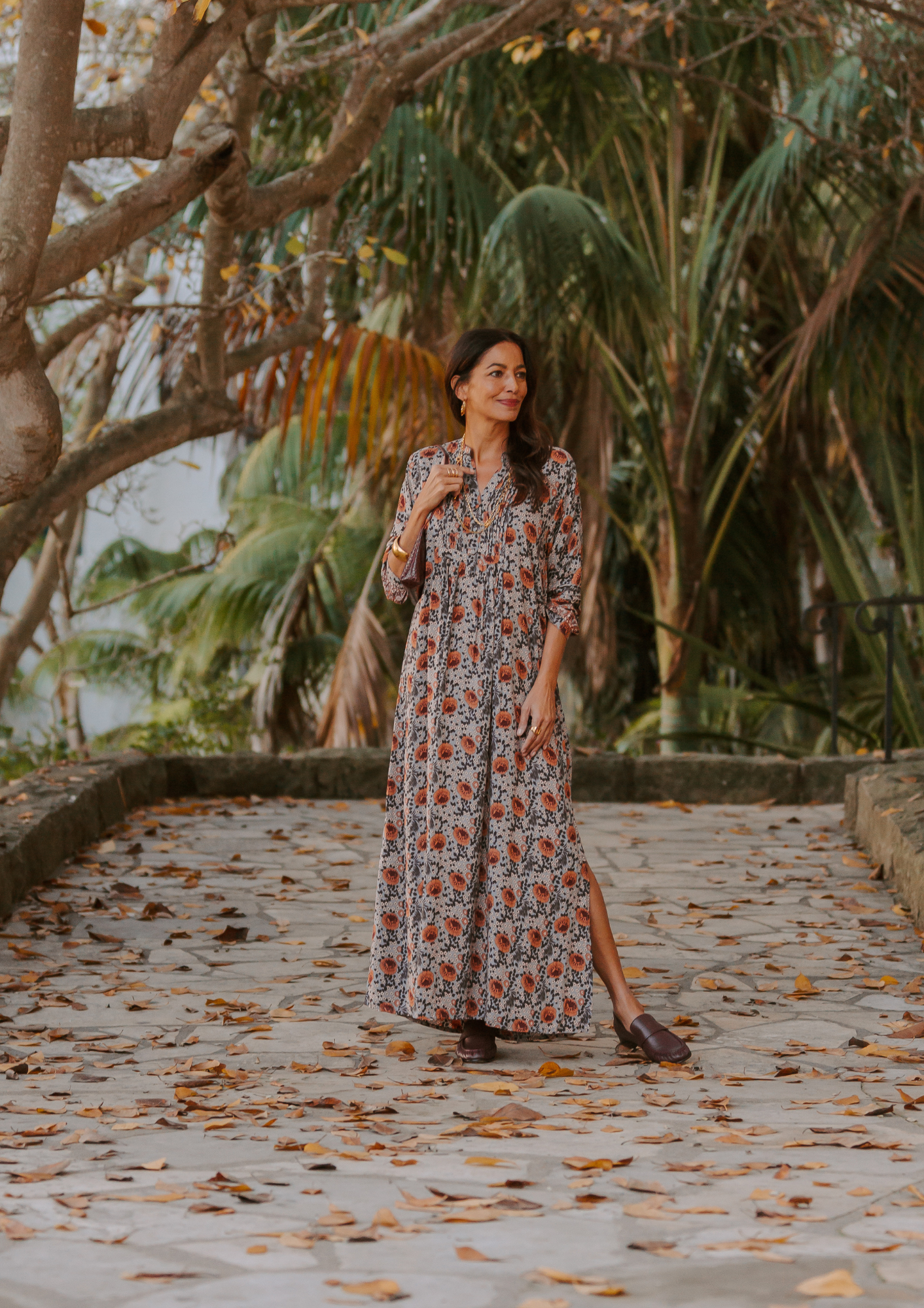 Sammie Maxi | Vintage Flowers Slate