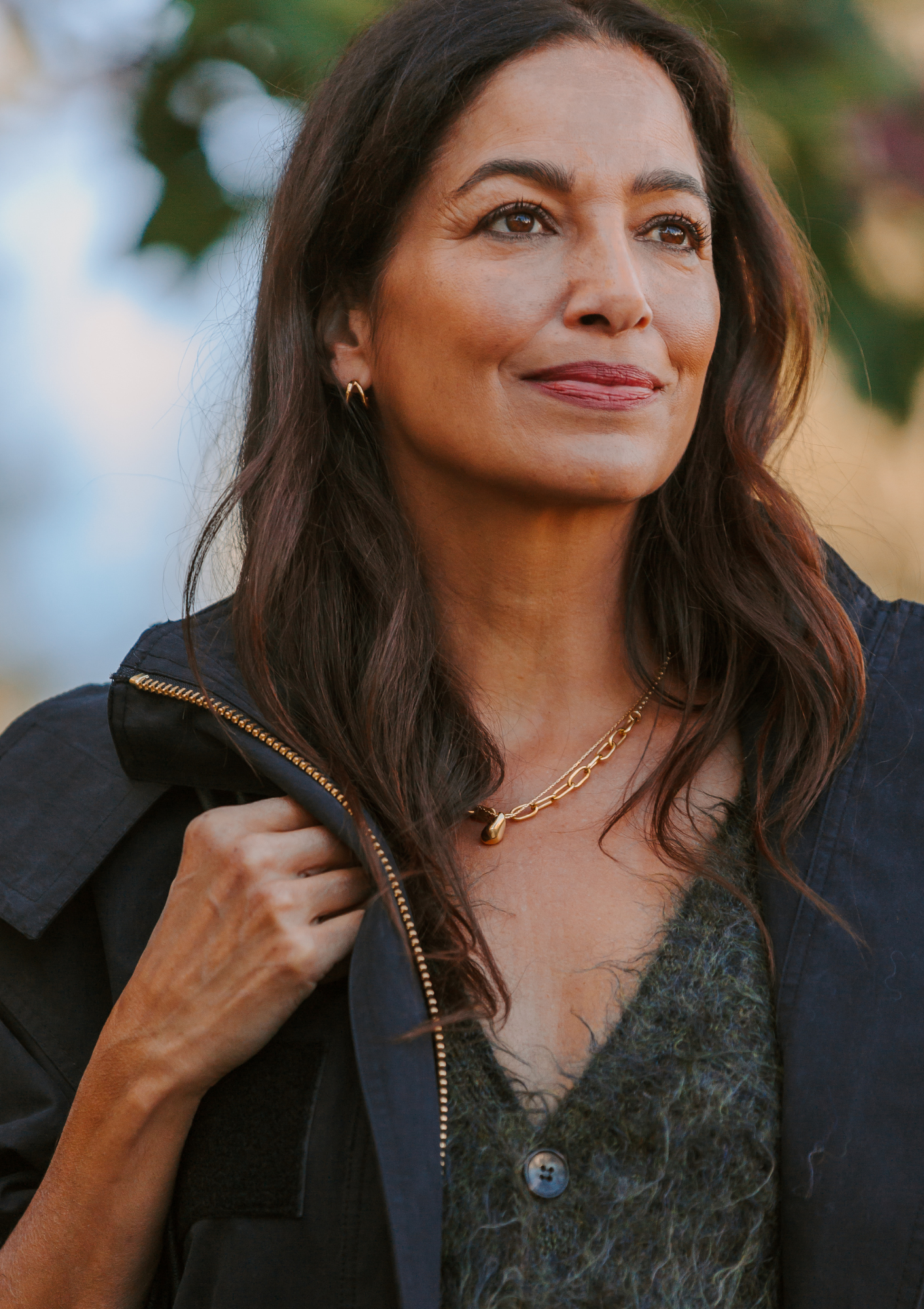 Delicate Ellipse Collar | Gold