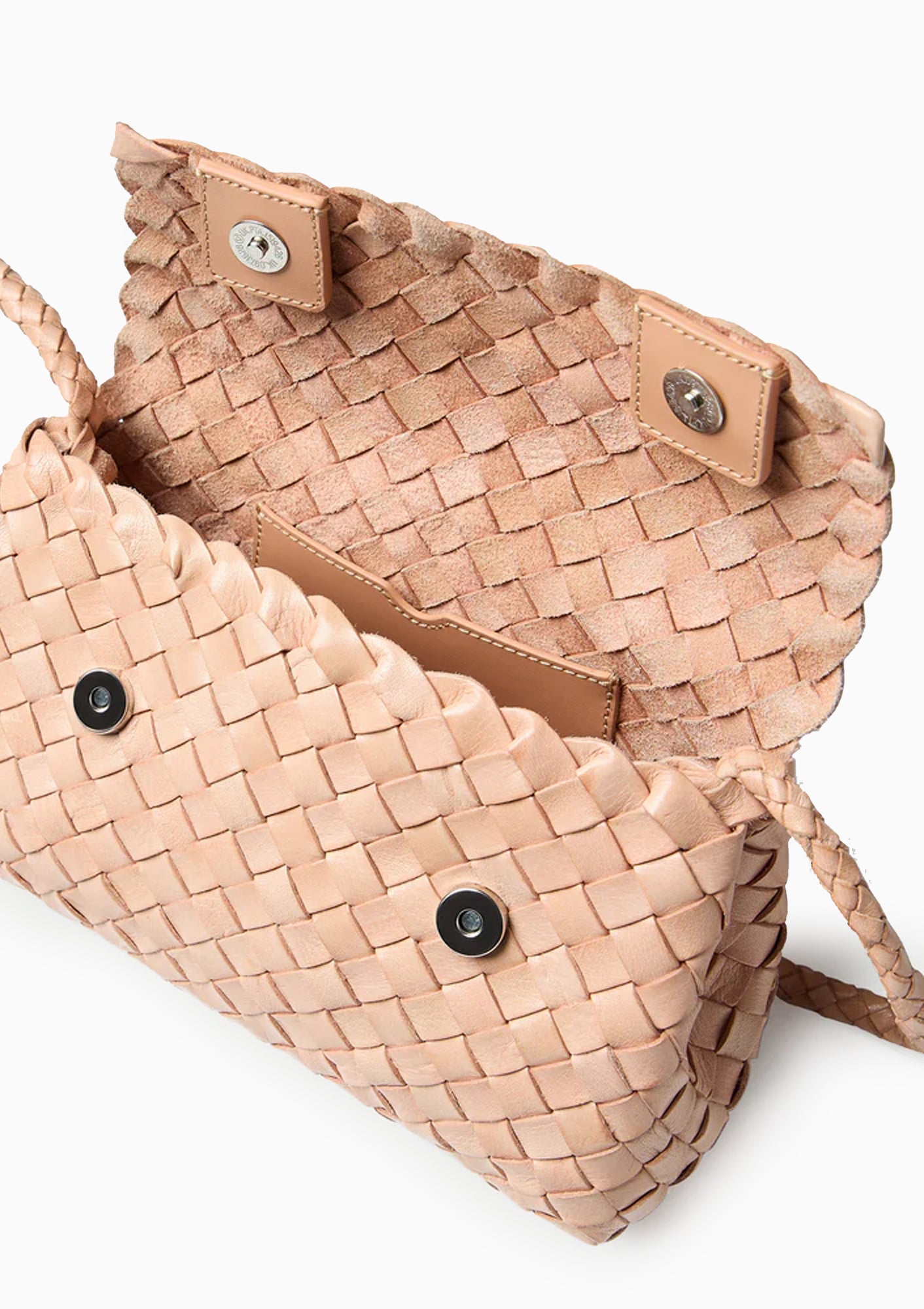 Loeffler Randall | Vinnie Woven Crossbody | Desert Sand