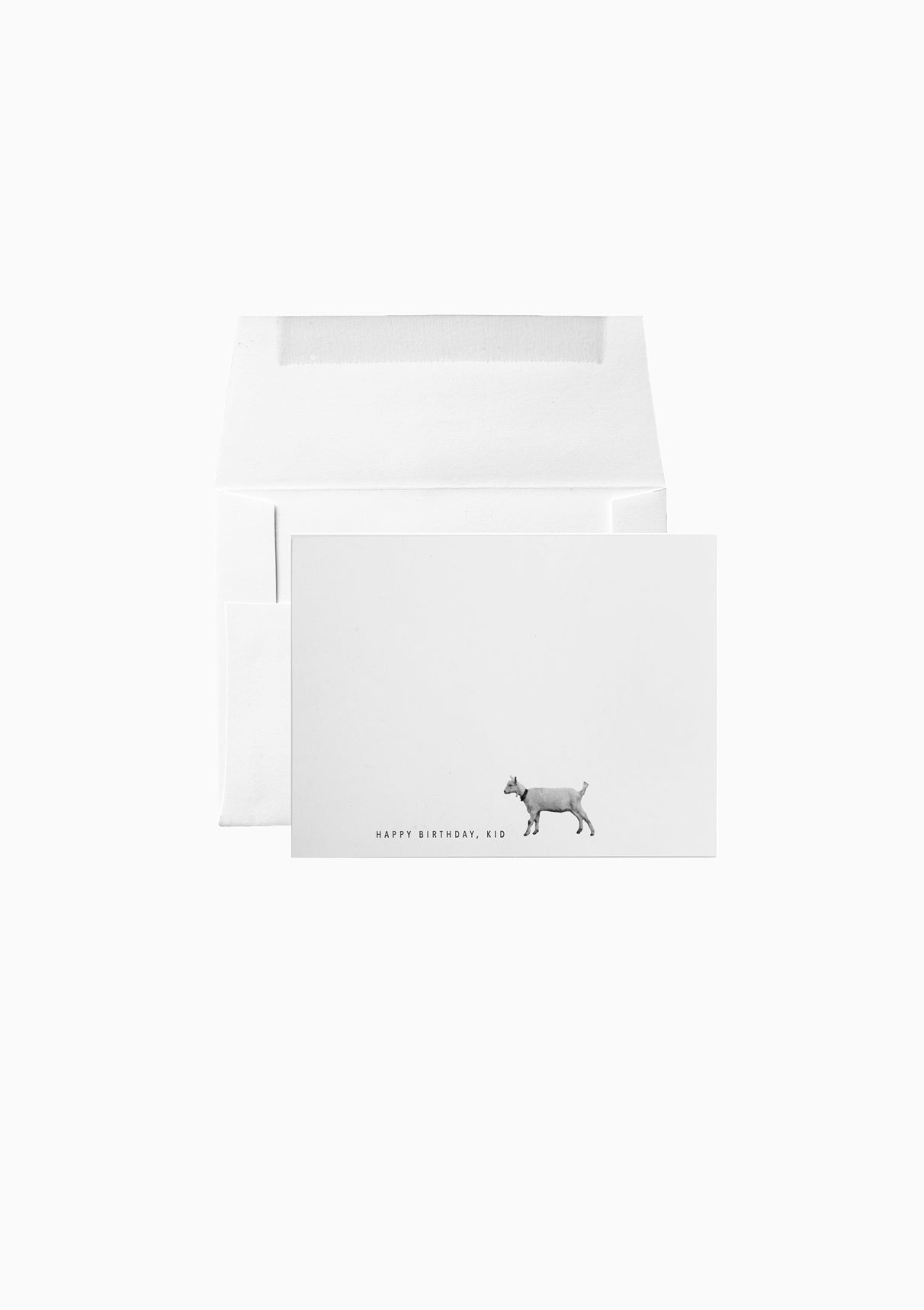 Goat Happy Birthday Kid Greeting Card