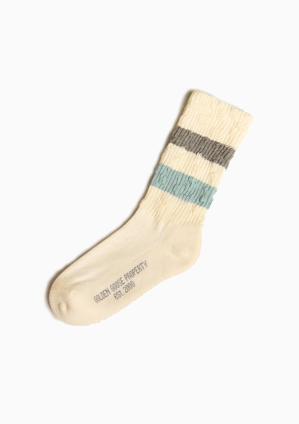 Distressed Details Stripe, Vintage White/Grey
