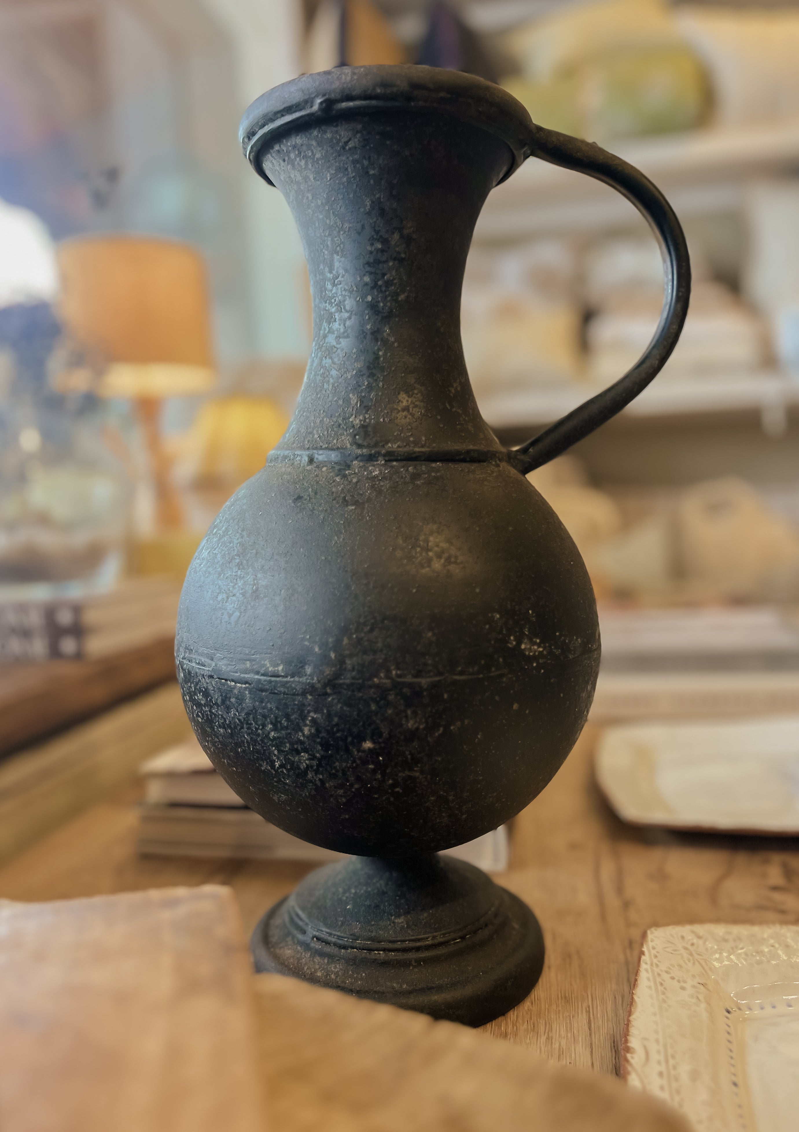 Rustic Metal Pitcher