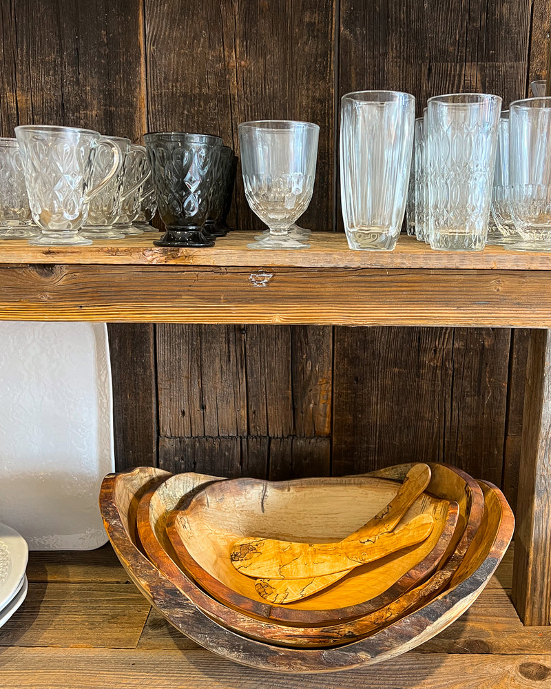 Spalted Maple Oval Bowl | 21"