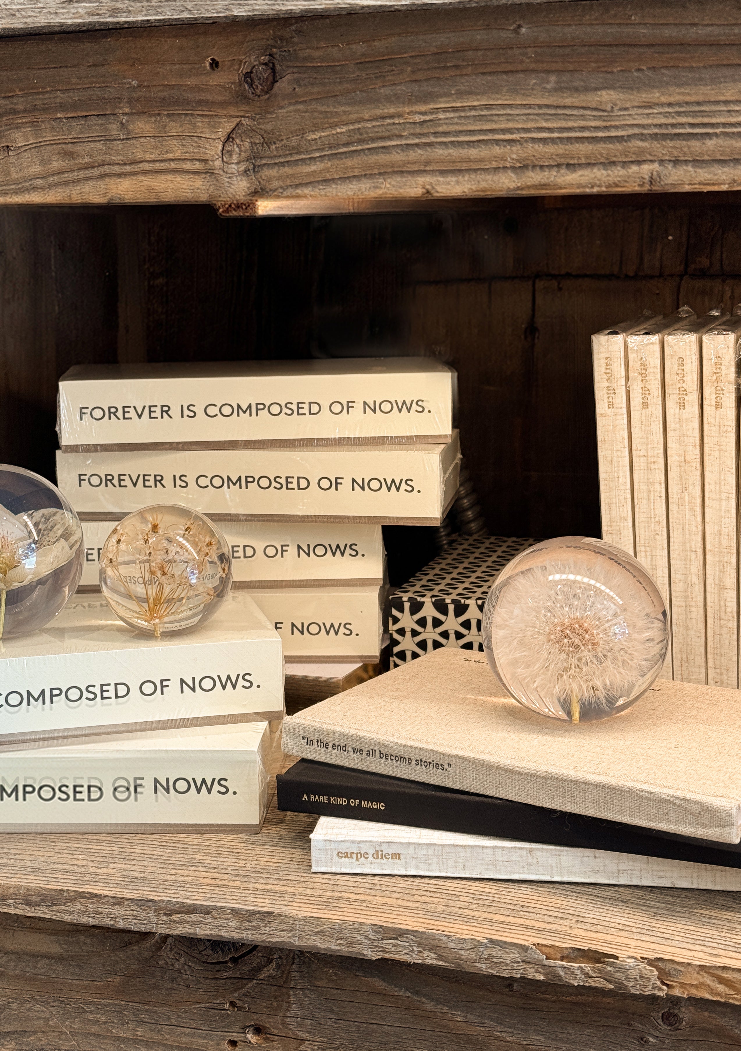 Everything You Can Imagine Is Real Linen Notebook | Taupe