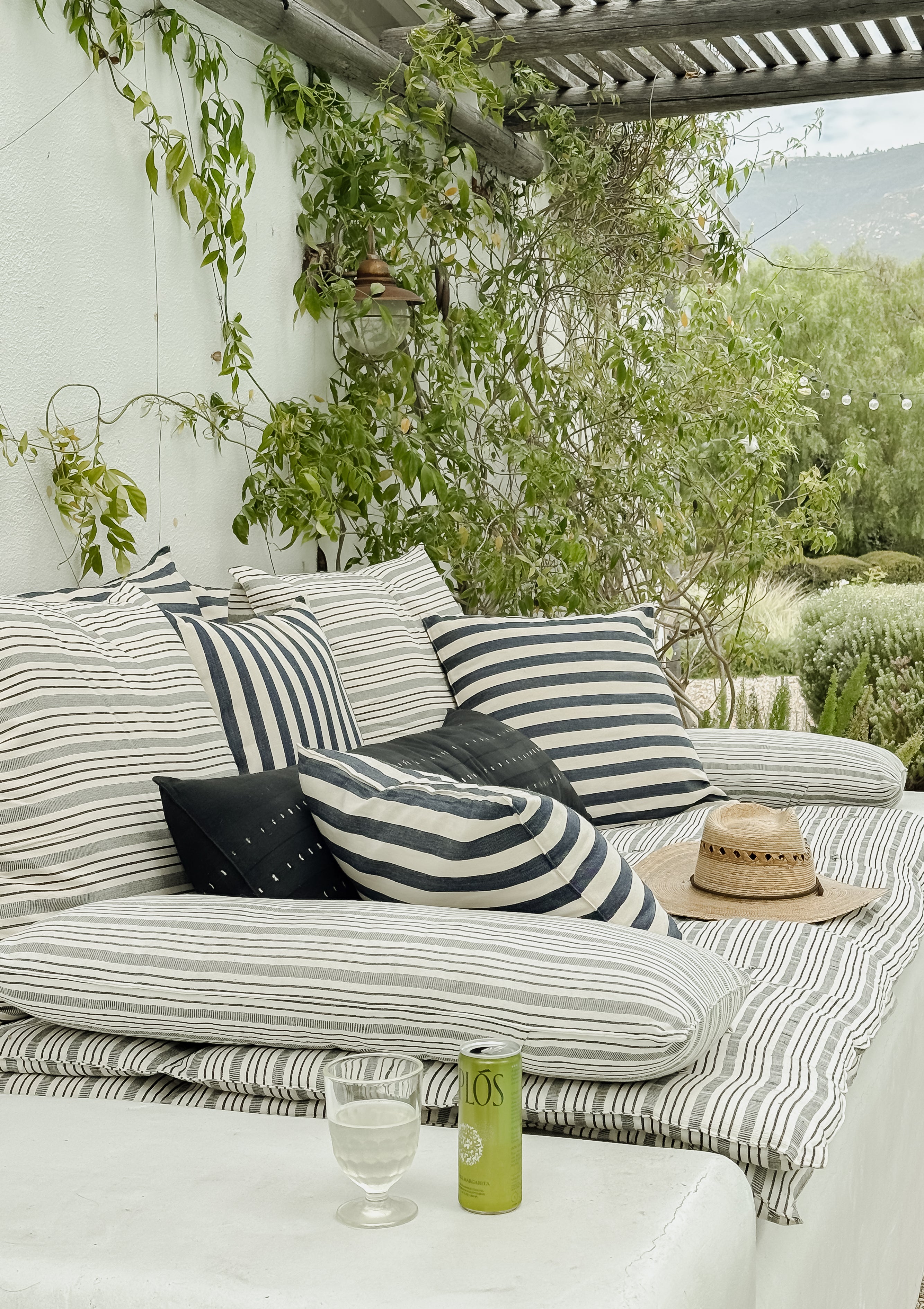 New Bedroll Twin, Navy Quad Stripe | 36" x 75"