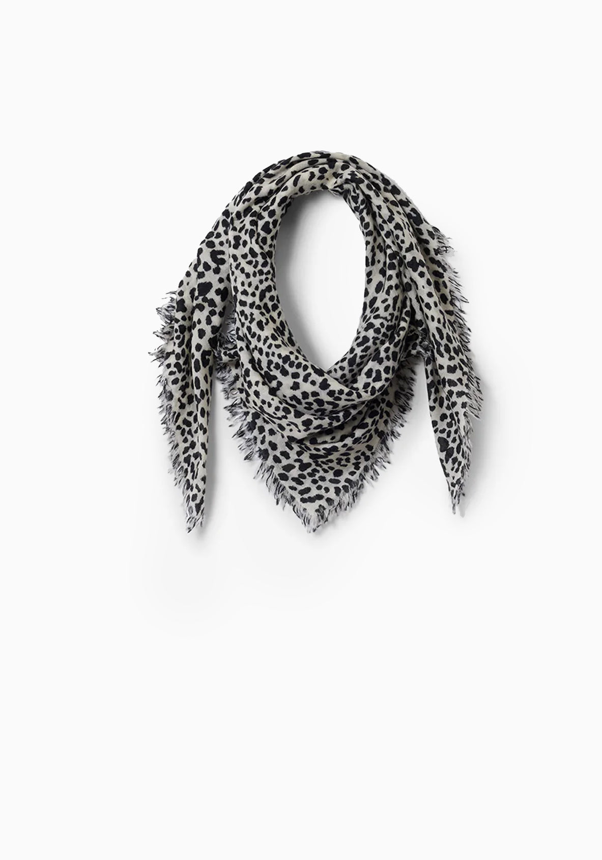Alecia Scarf | Chalk/Black