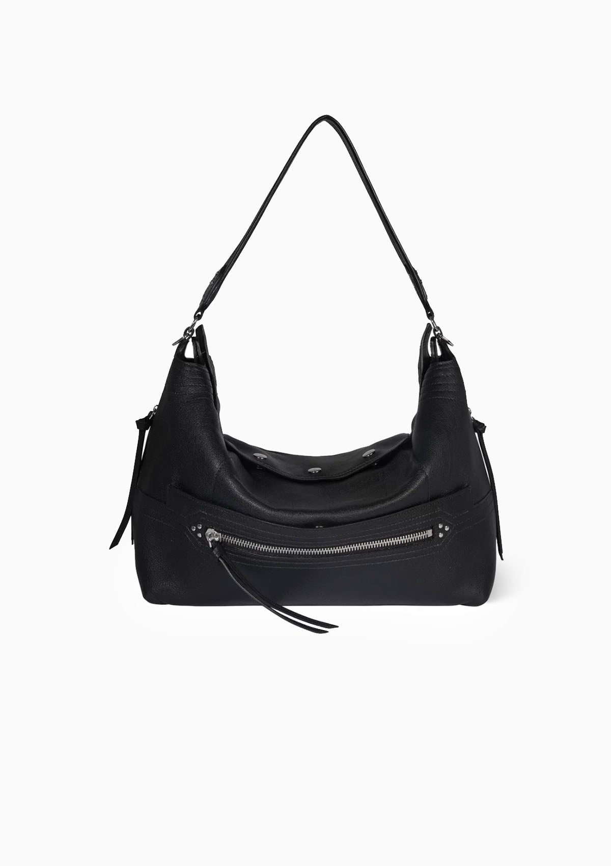 Lucky Hobo Large | Noir Silver
