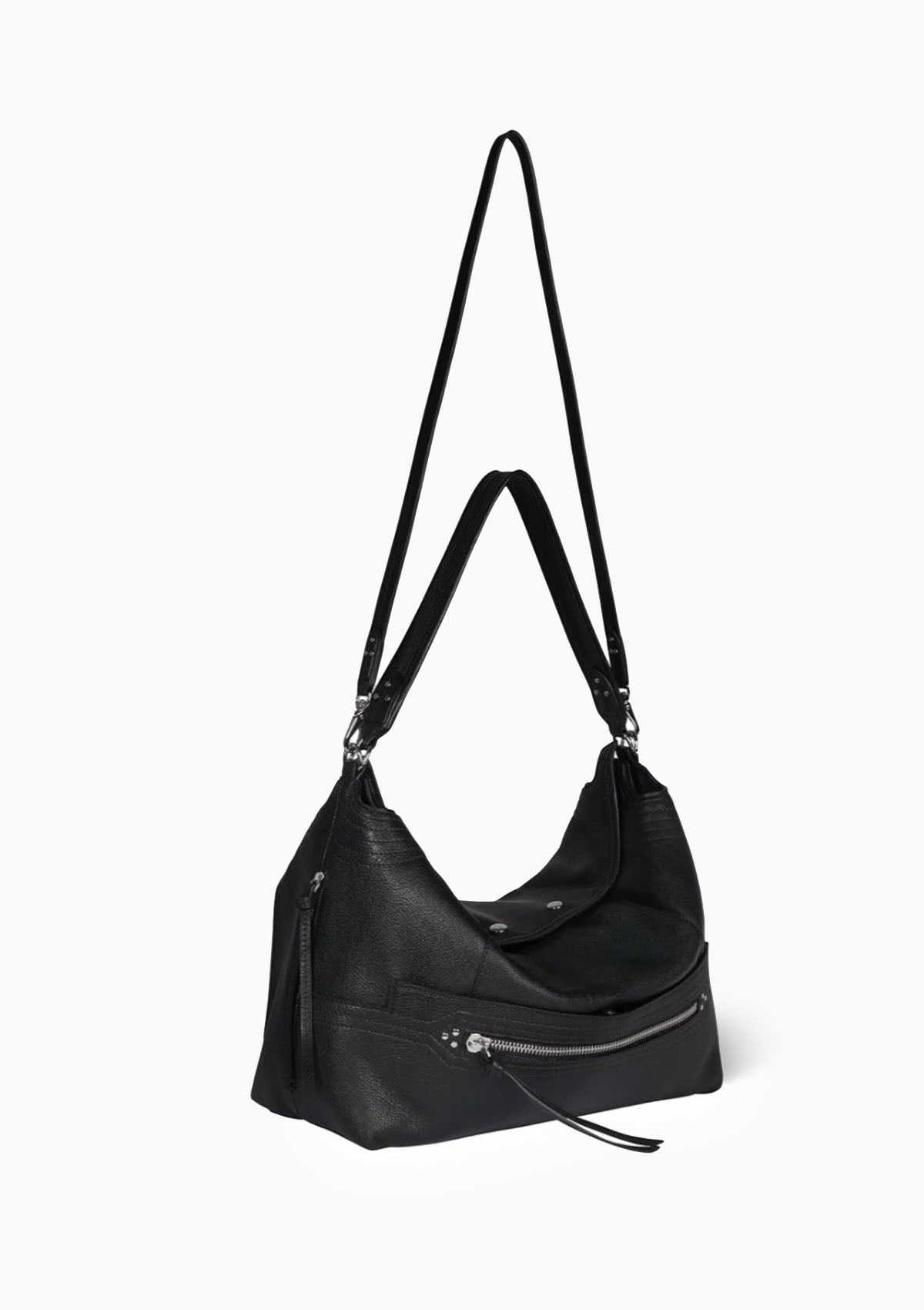 Lucky Hobo Large | Noir Silver