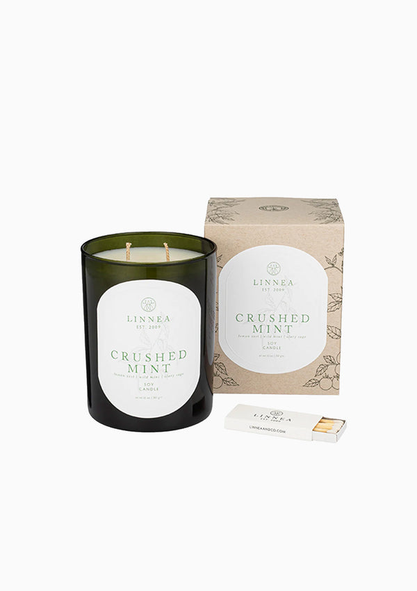 Crushed Mint Double Wick Candle