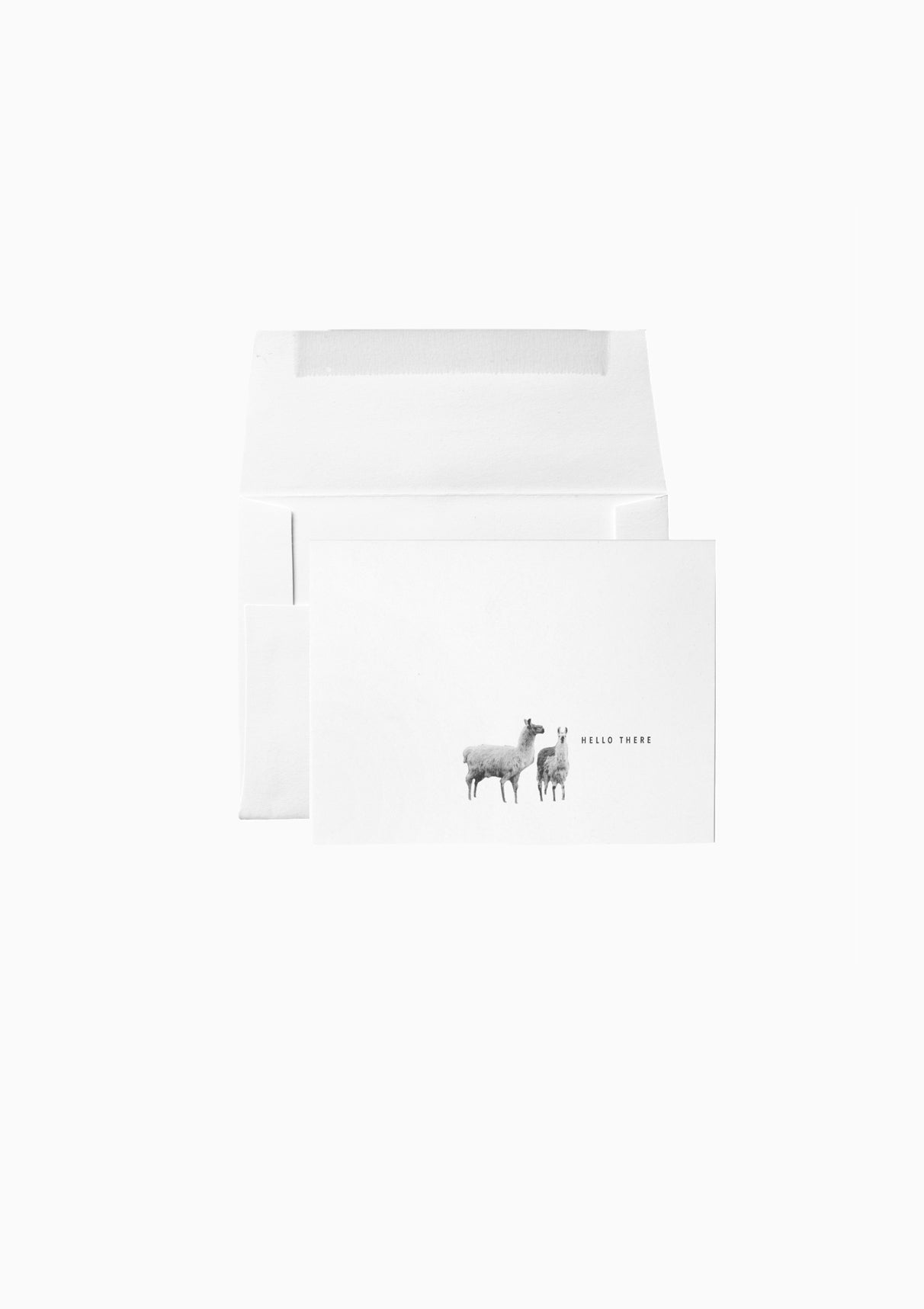 Llamas Hello There Greeting Card