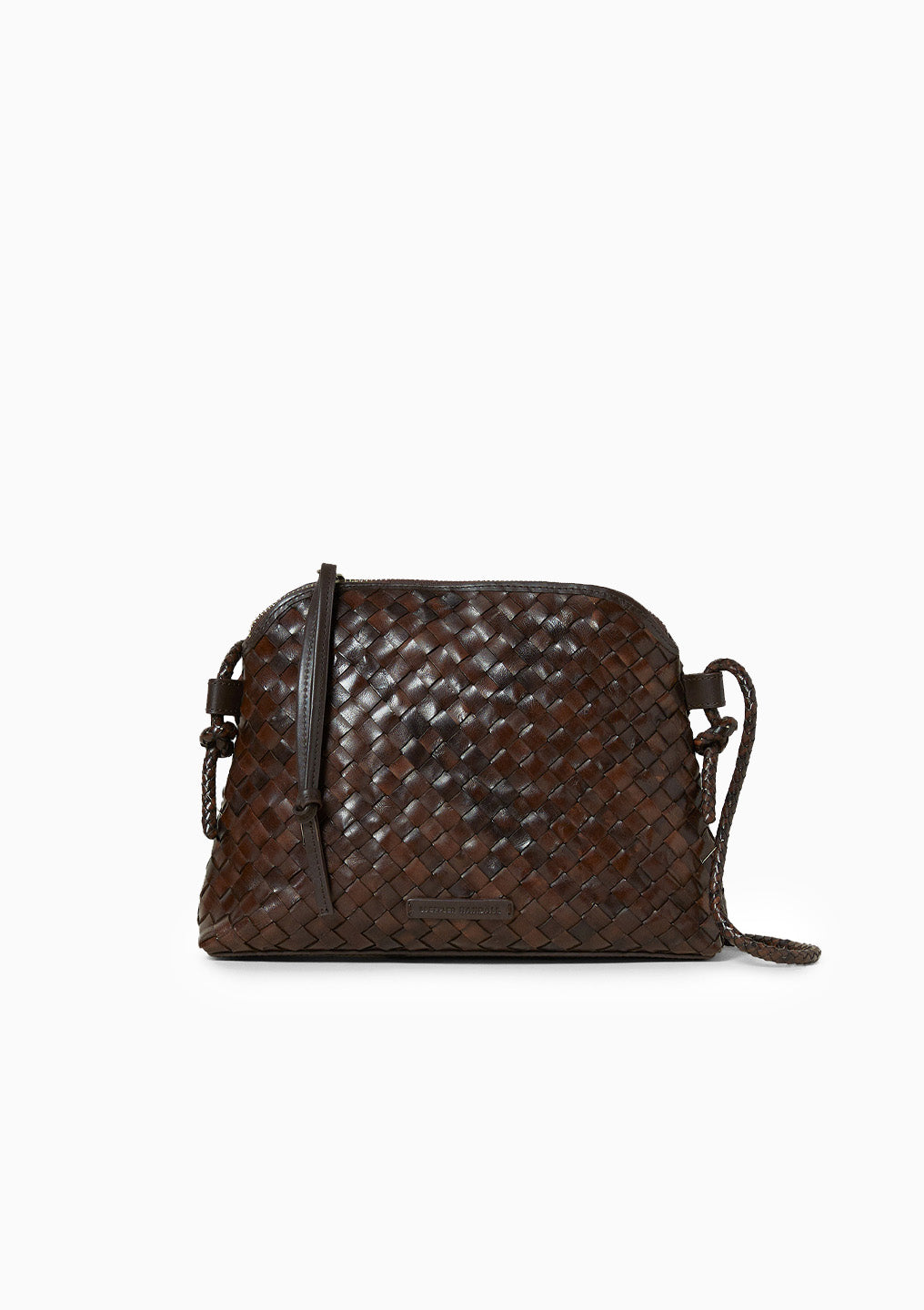 Mallory Woven Crossbody | Chocolate