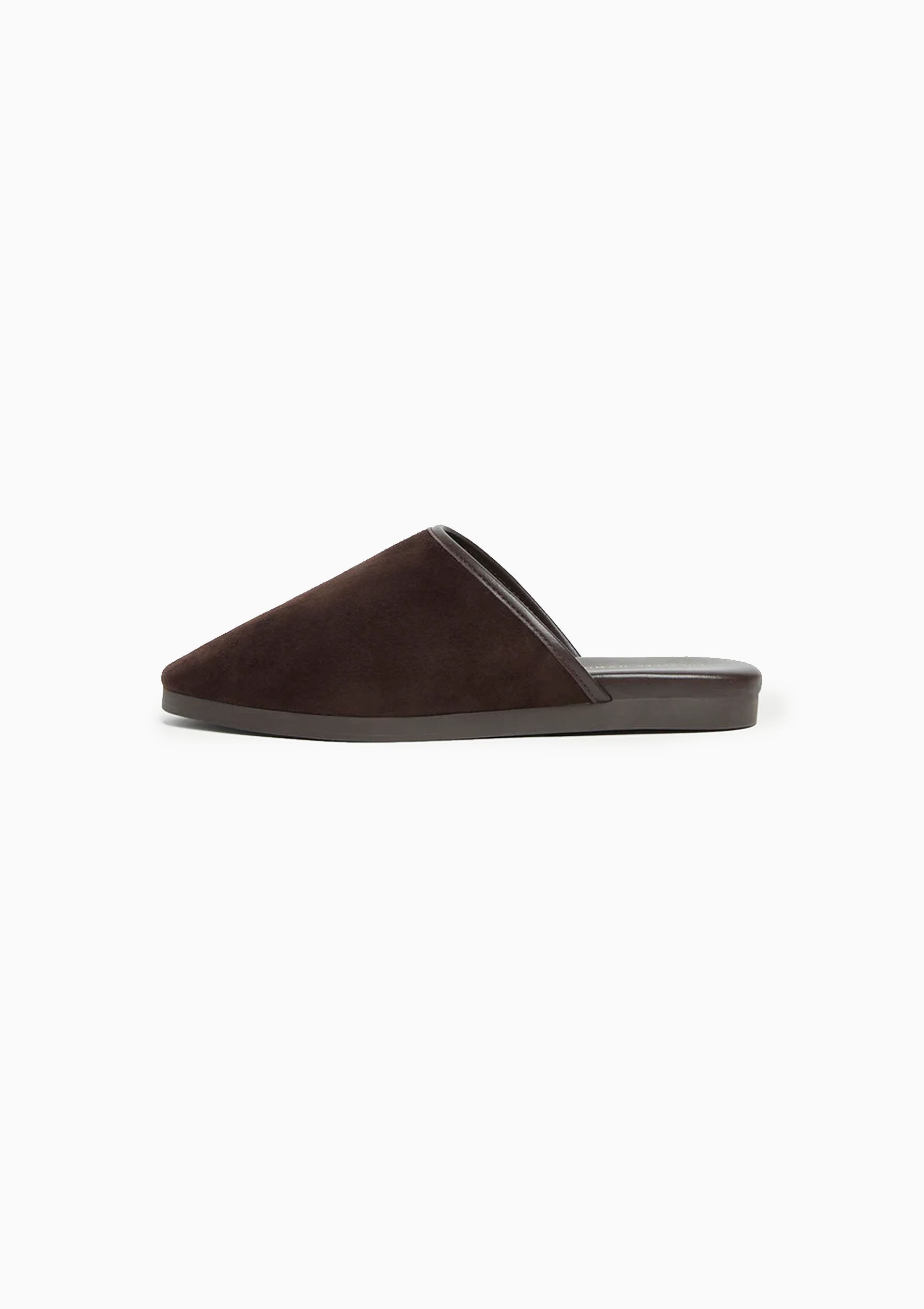 Roni Sandal | Brown Suede