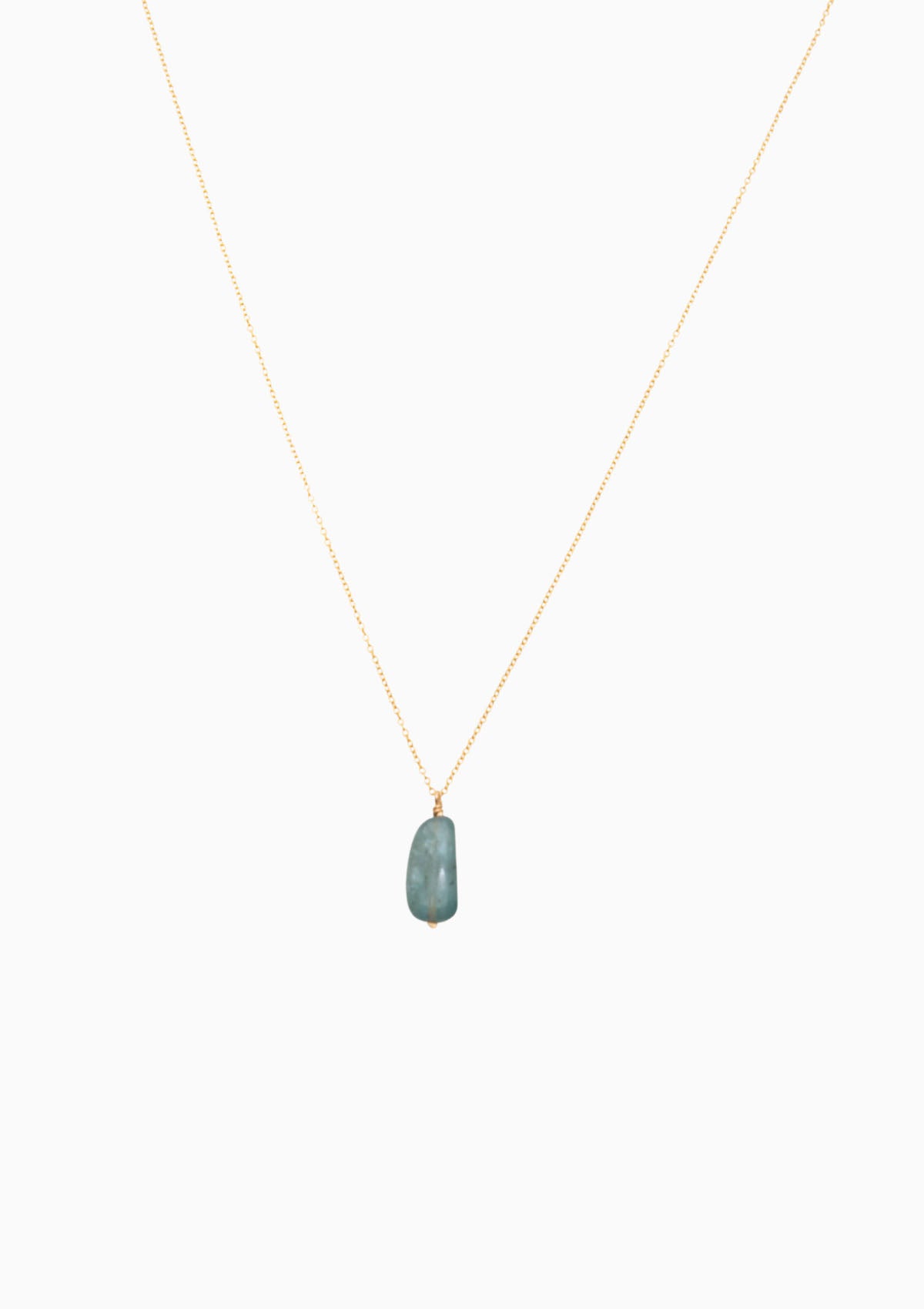 Teal Kyanite Drop 28" Necklace