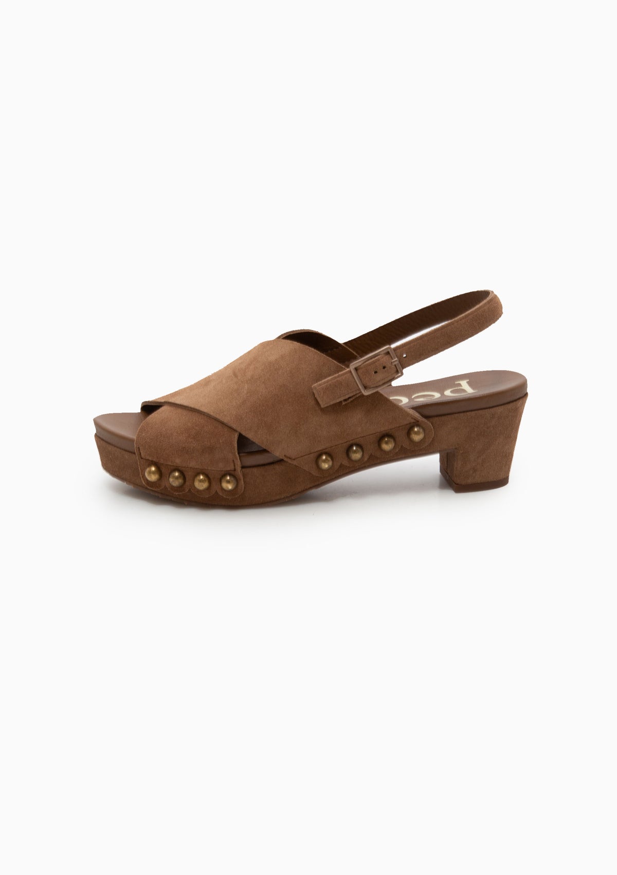 Nekane Midi Clog | Hazelnut Castoro
