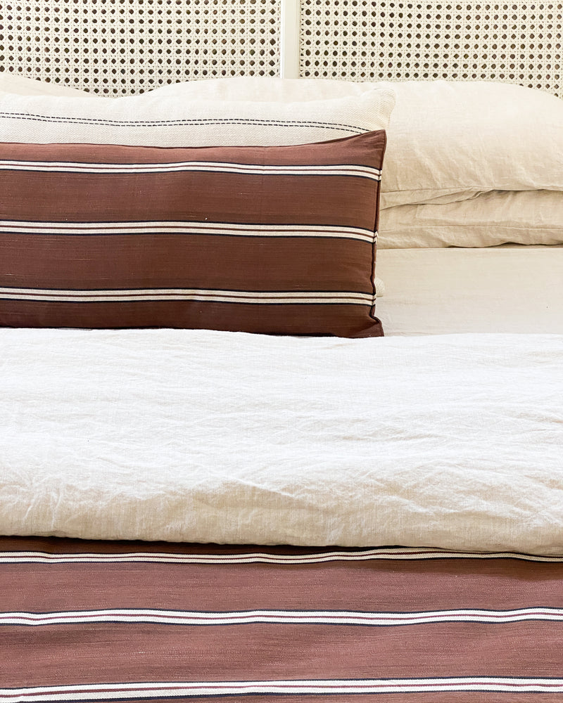 Long Cushion | Safari Stripe, 14" x 32"