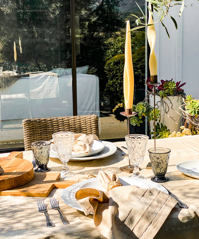 Table Cloth Rectangular Maxi | Sunkissed Pebble, 71" x 119"