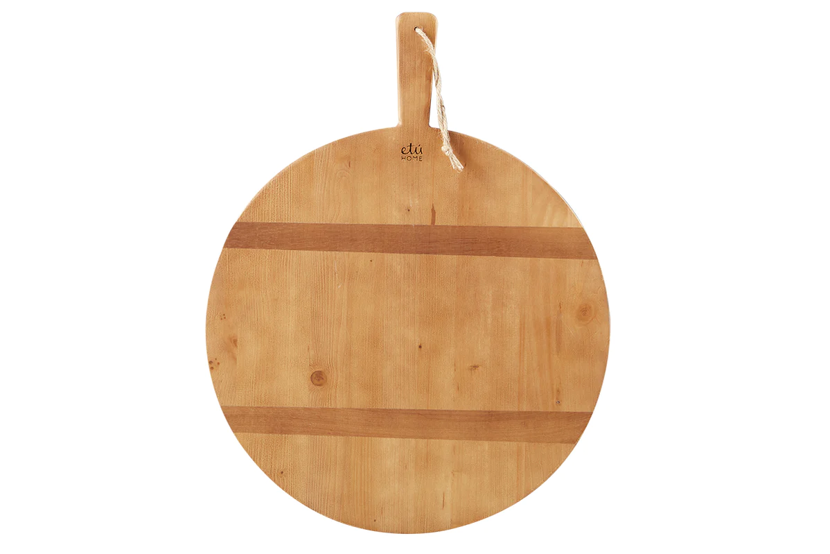 Round Pine Charcuterie Board | Medium
