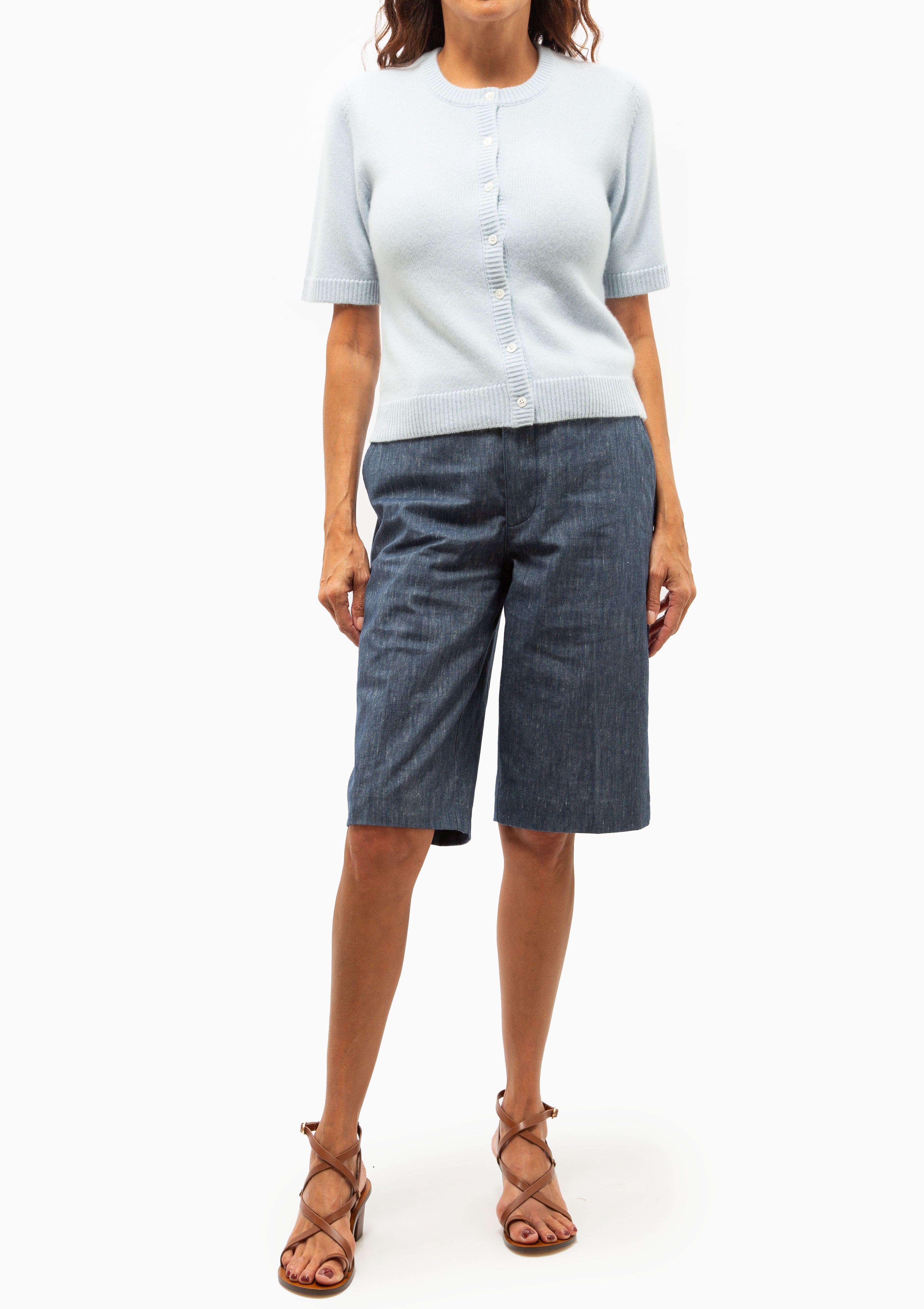 Cashmere Anita Cardigan | Baby Blue