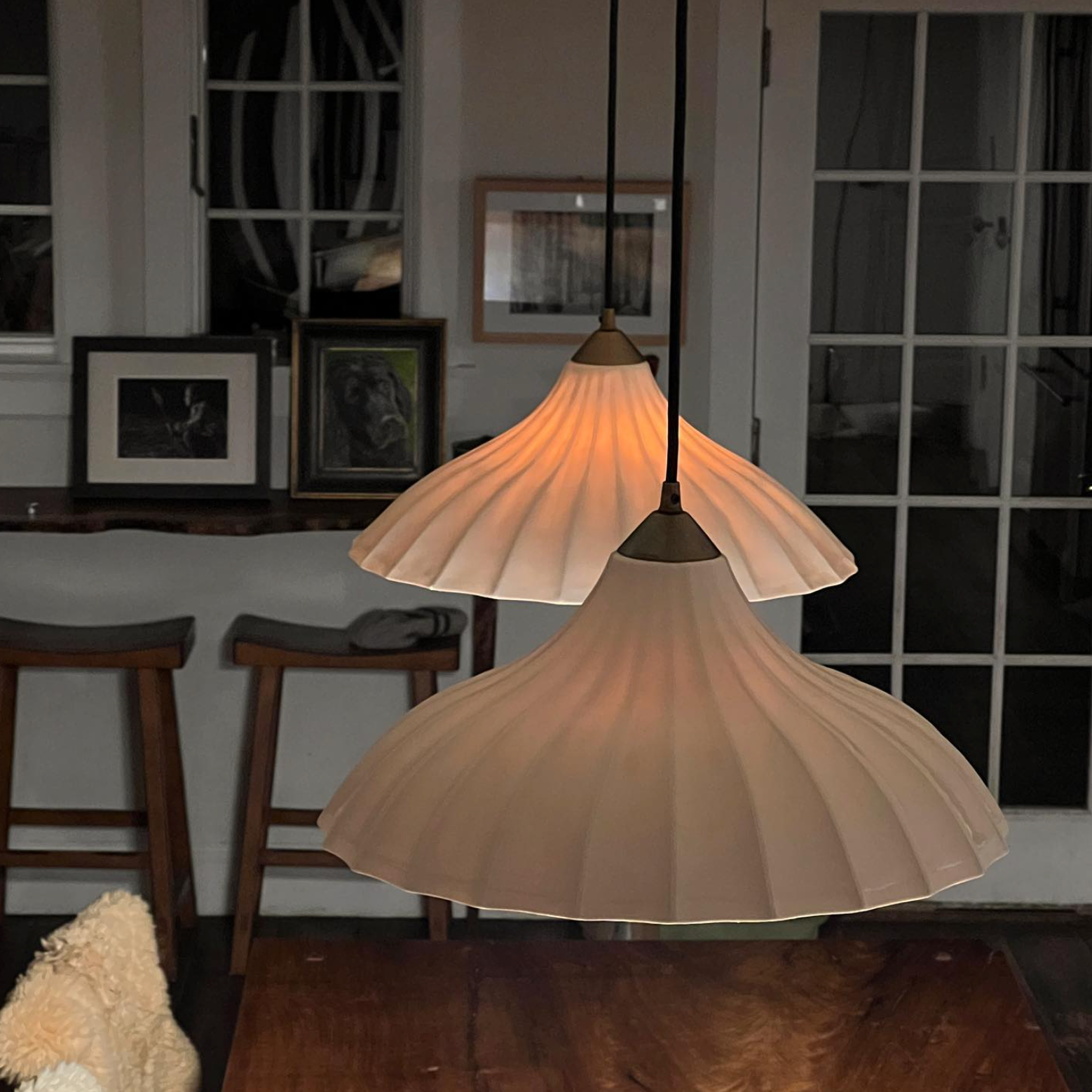 Parasol Fluted Pendant