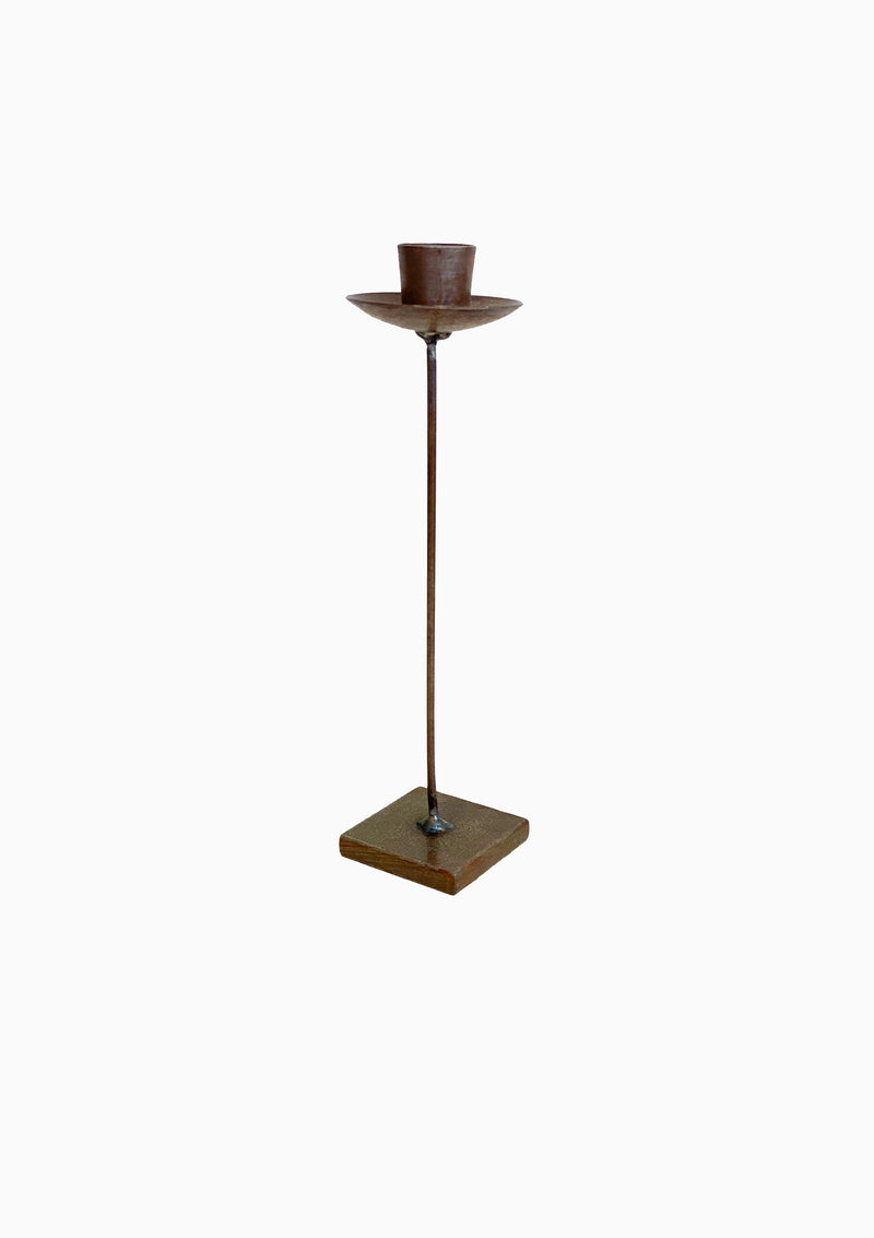 Tapered Edge Candlestick | 10"