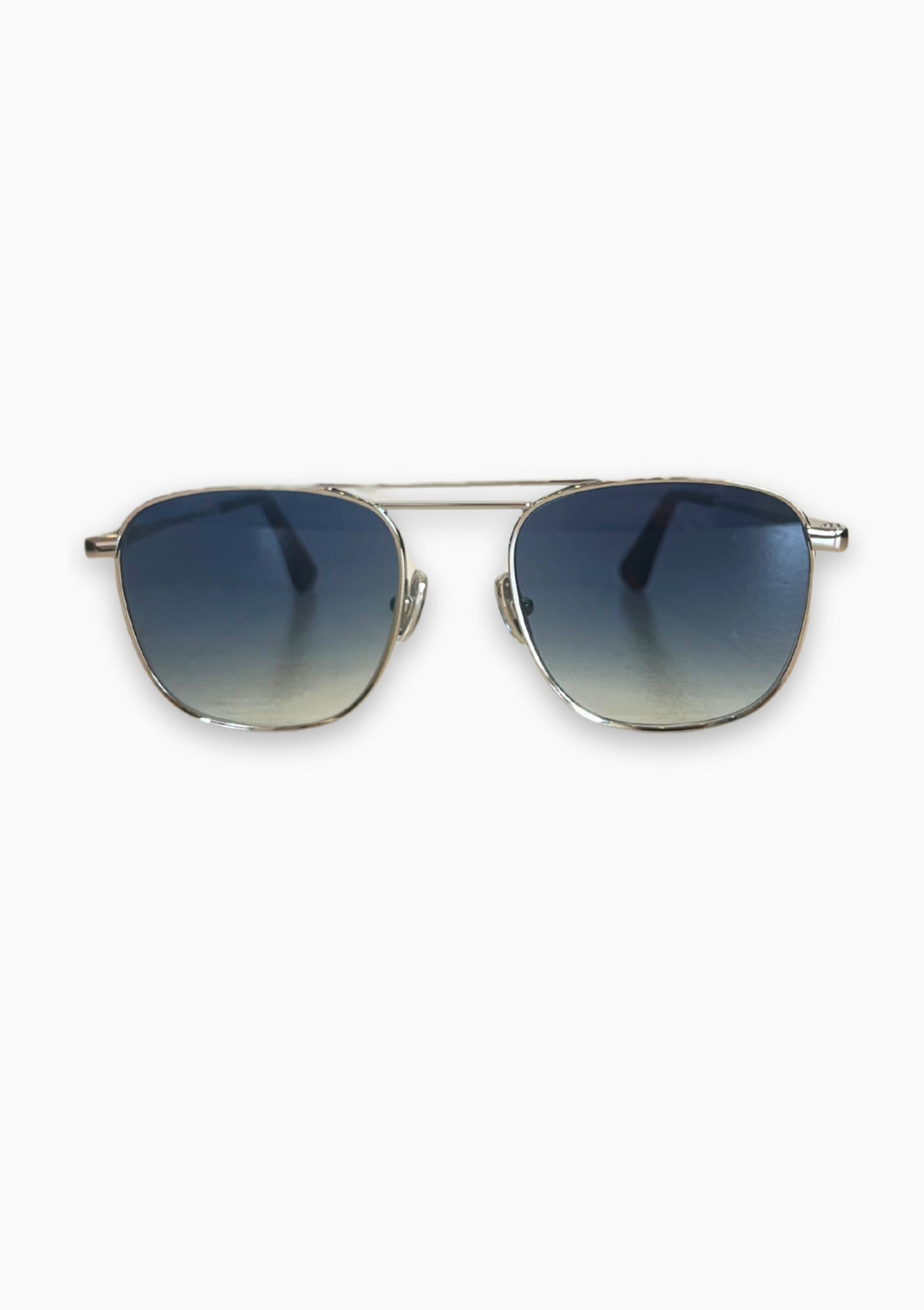 Roger Aviator Style Sunglasses | Silver/Blue