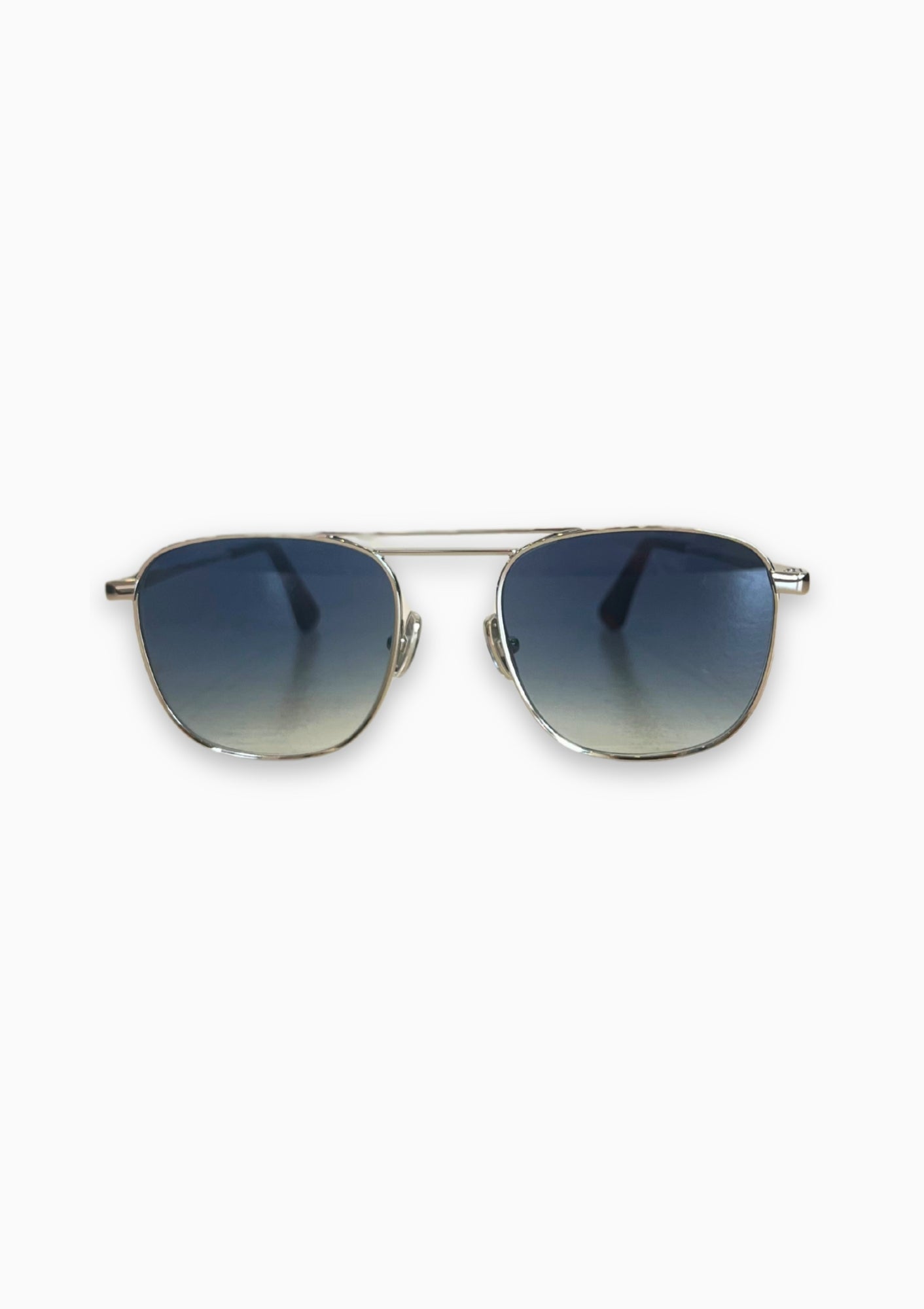 Roger Aviator Style Sunglasses | Silver/Blue