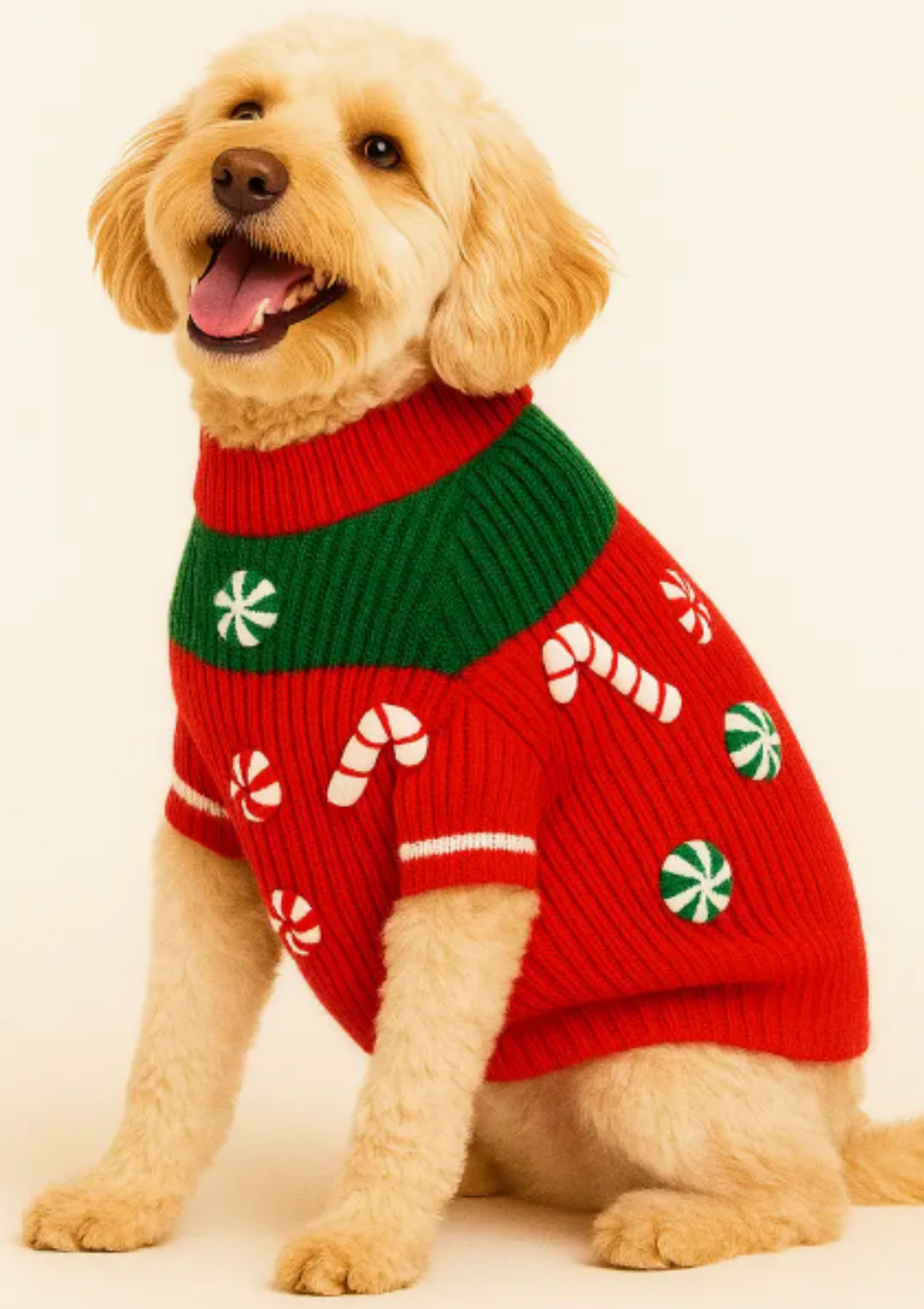 Original Peppermint Candy 3D Icon Sweater