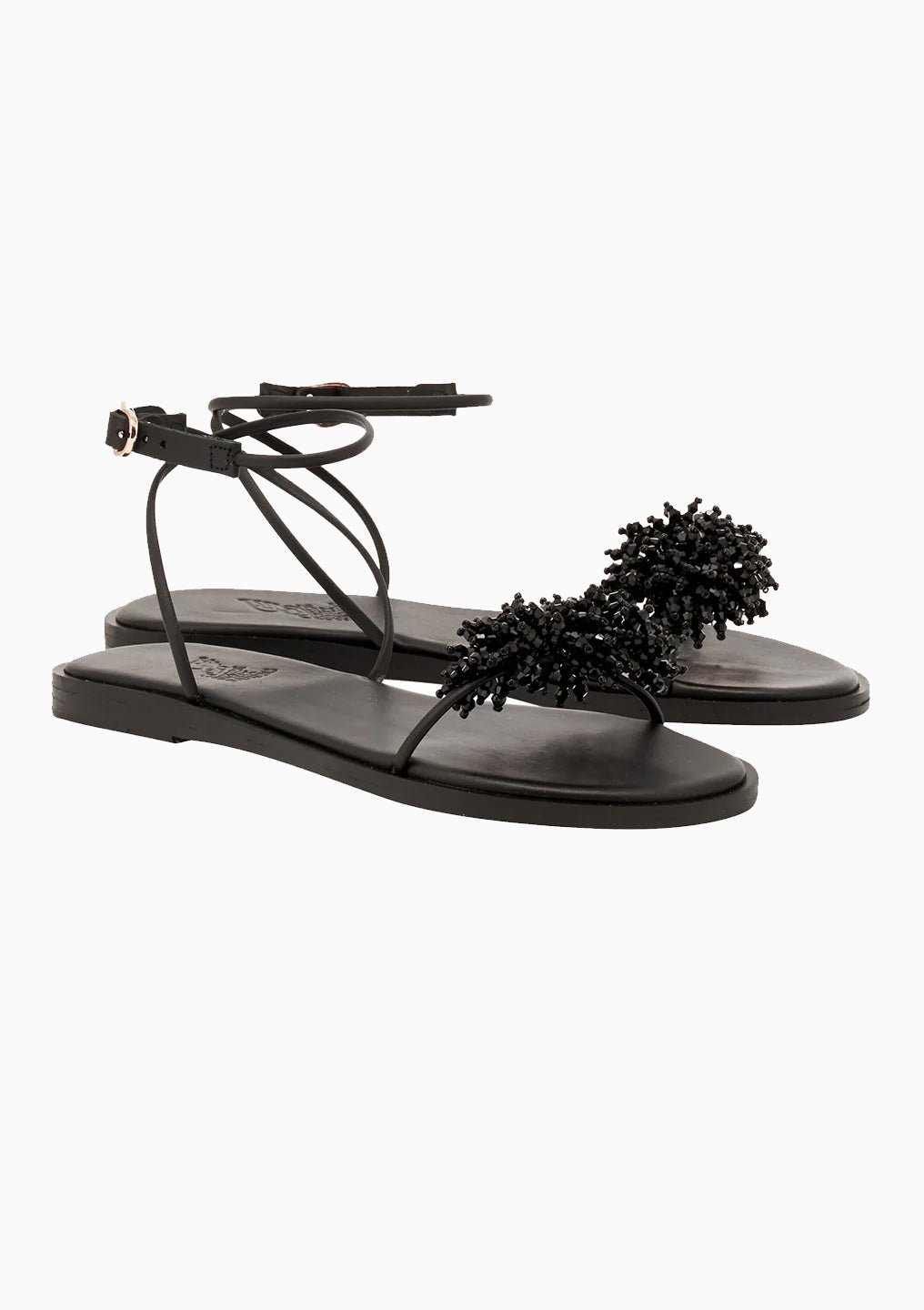 サンダル・ミュール ANCIENT GREEK Women Sandals 124661047SFENDONI 00039 BLACK Xenia – Ancient Greek Sandals