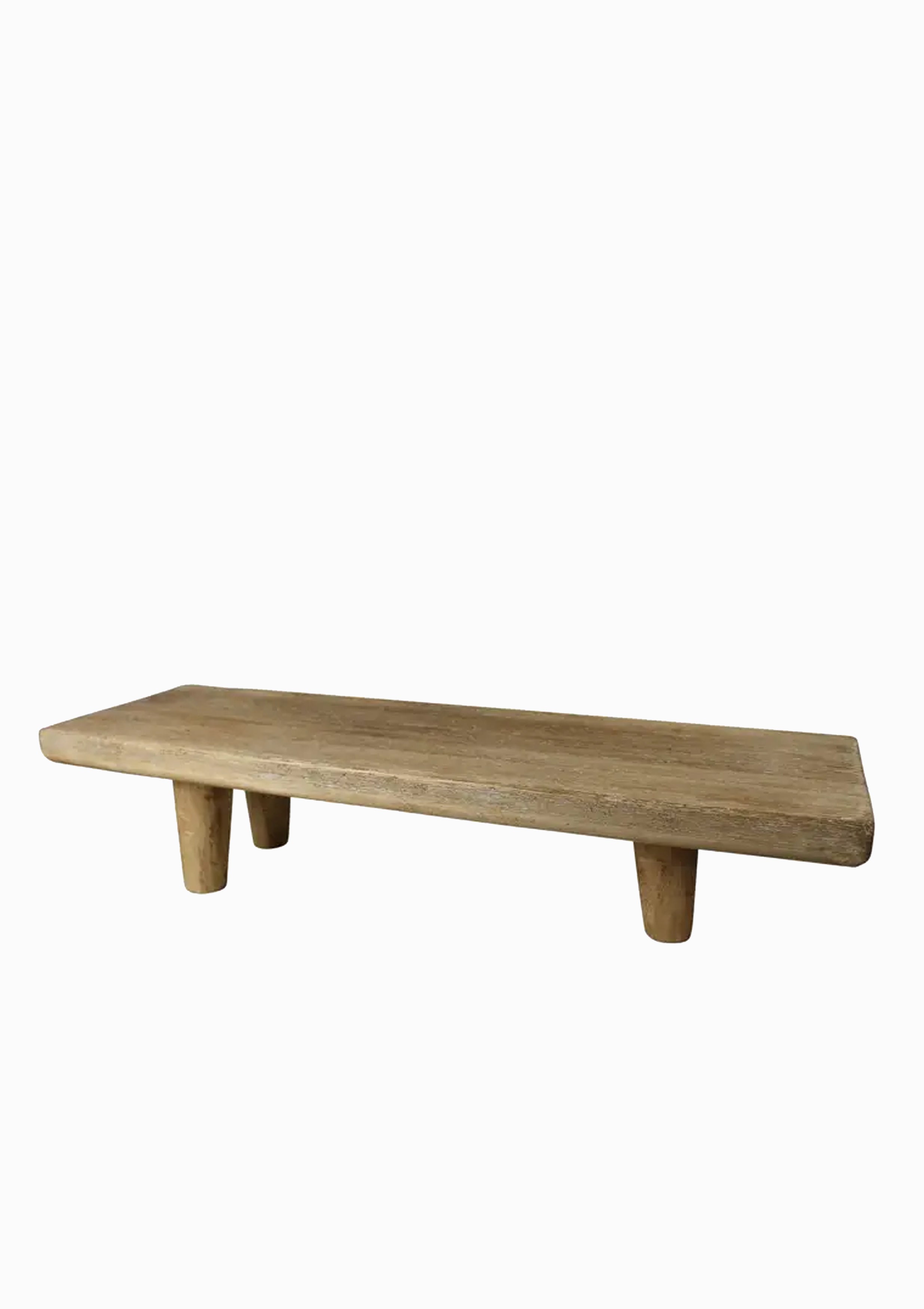 Dakota Wood Rectangular Footed Riser | 5"