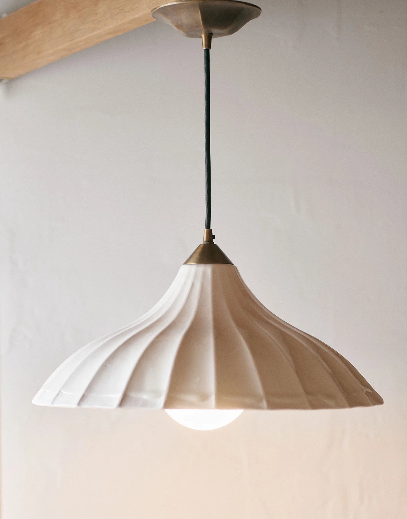 Parasol Fluted Pendant