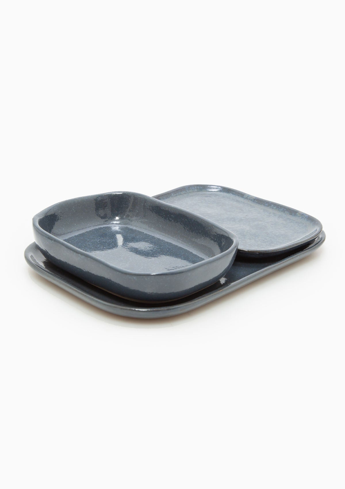 Plate Rectangular No. 2 L |  Blue