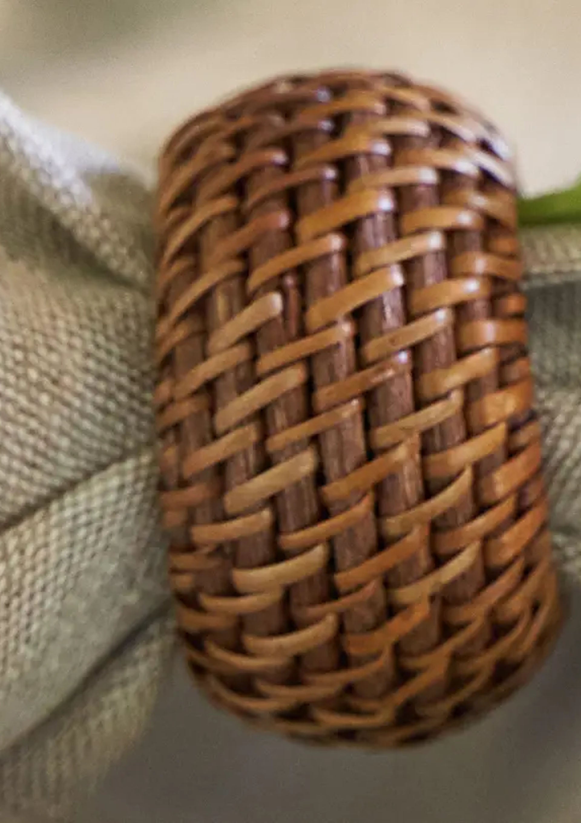 Eclipse Natural Napkin Ring | Set of 4