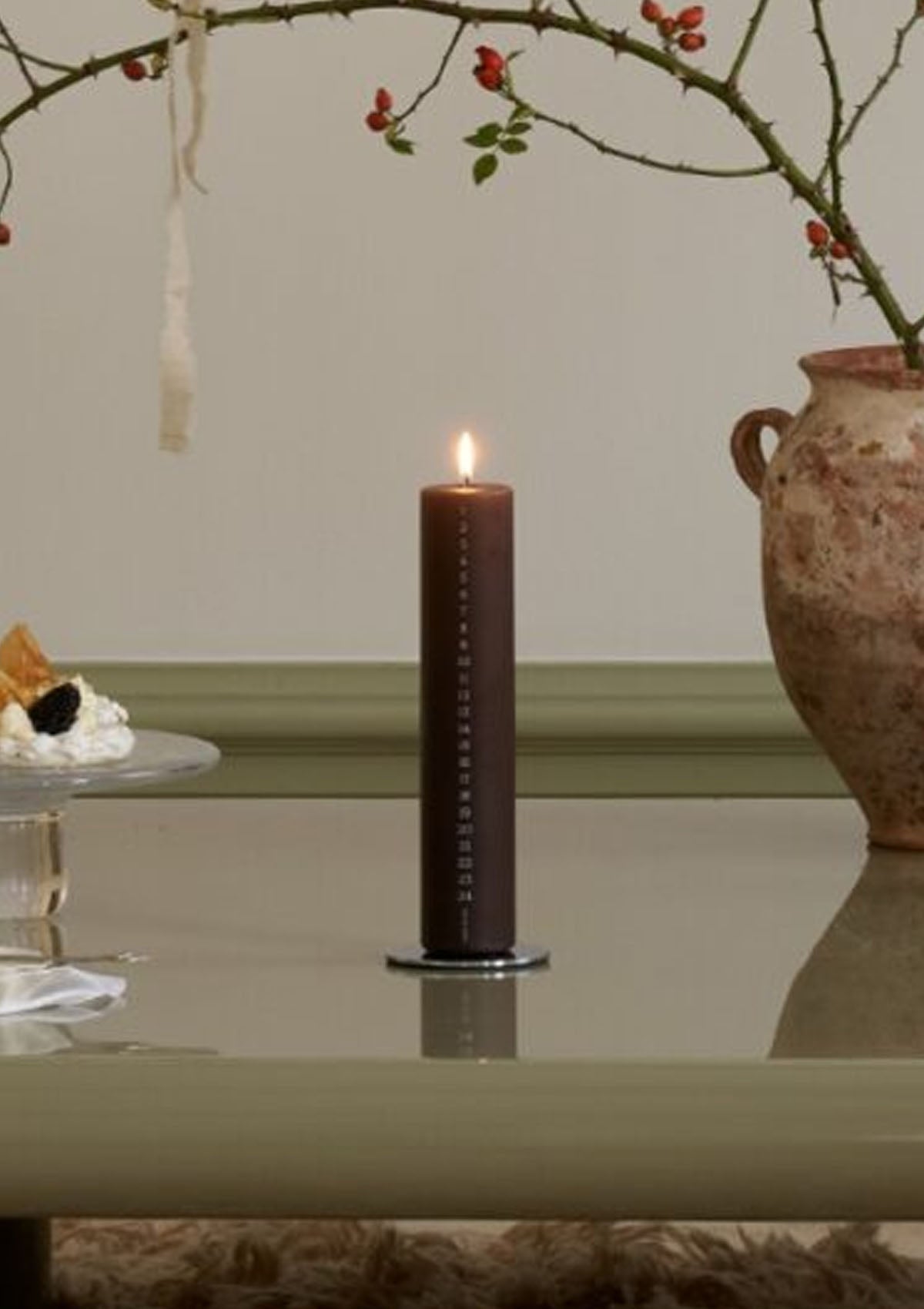 Pillar Calendar Candle | Hazelnut