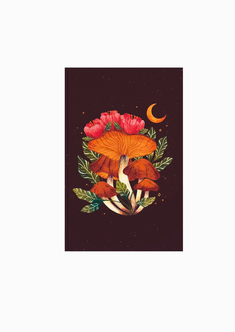Midnight Mushroom Layflat Notebook
