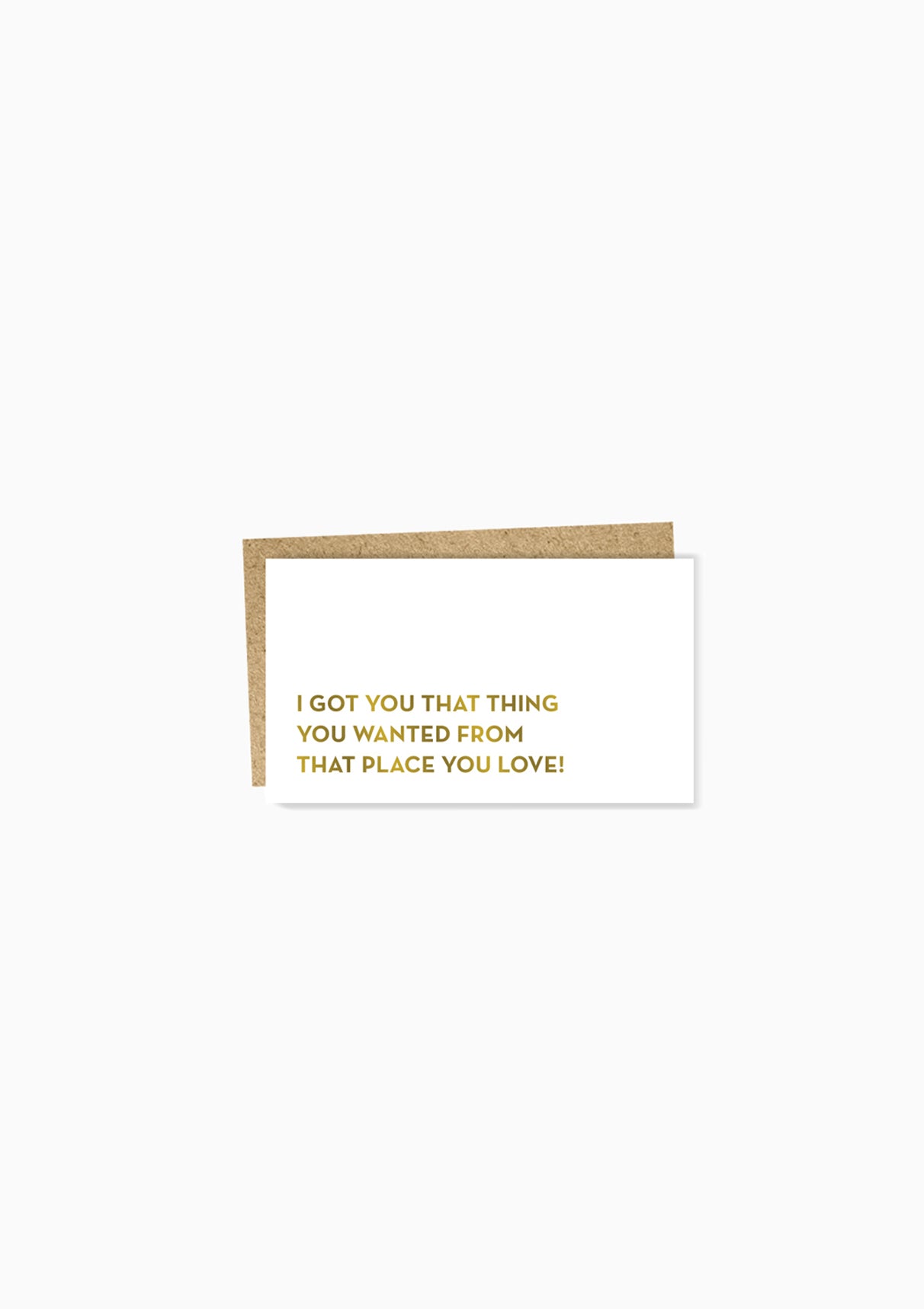 Mini, That Thing Greeting Card