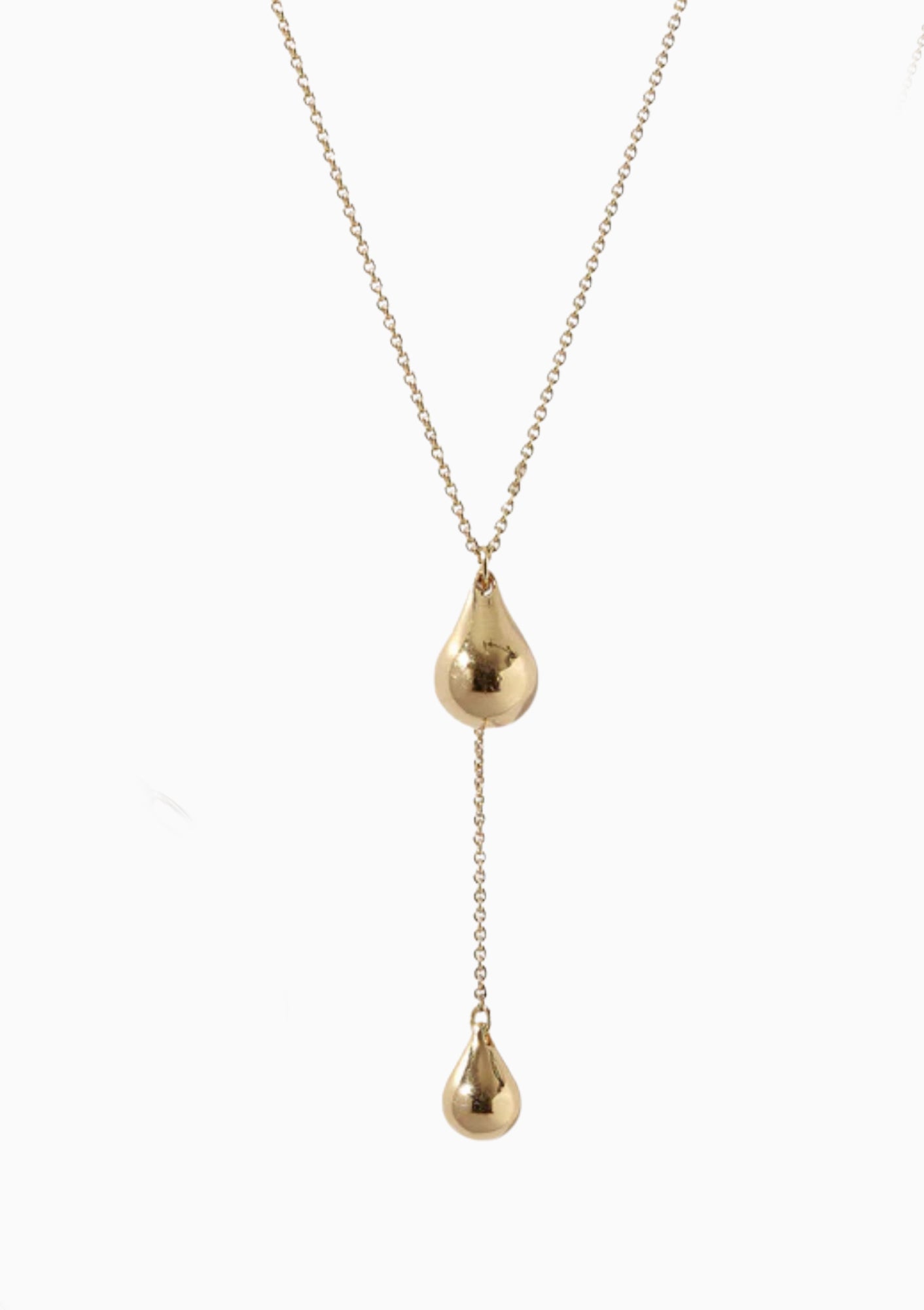 Stilla Lariat Necklace | Gold