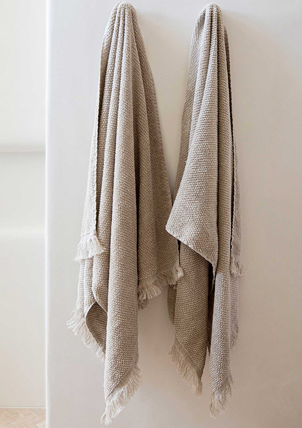 Pure Linen Bath Towel  | Natural