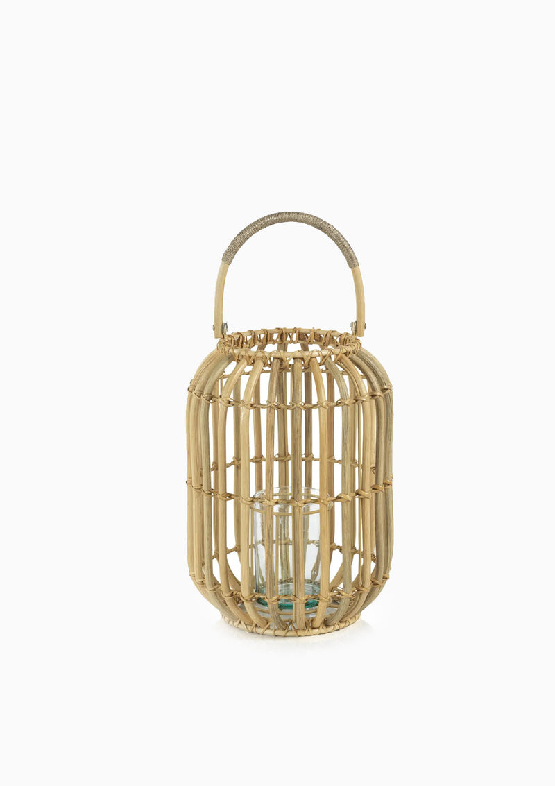 Vilamoura Rattan Lantern | Short