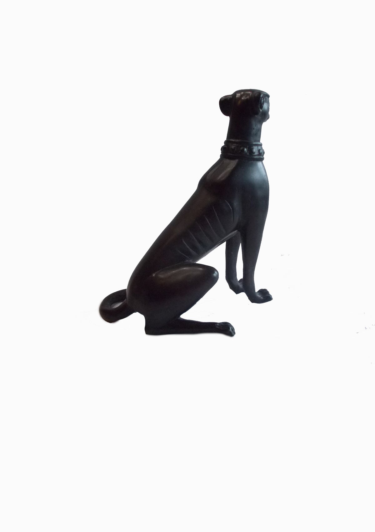 Vintage Bronze Greyhound Dog