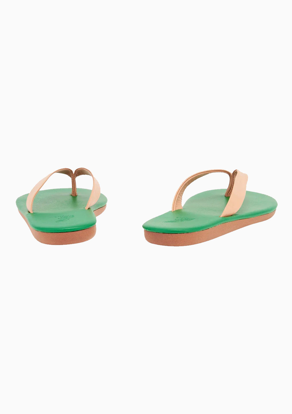 Saionara Sandal | Natural/Green