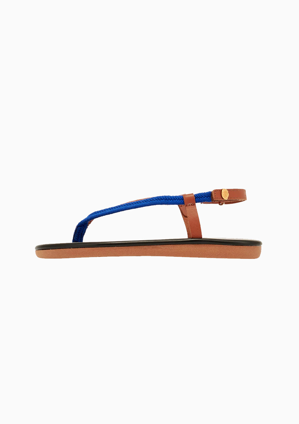 Zoi Sandal | Blue/Tan