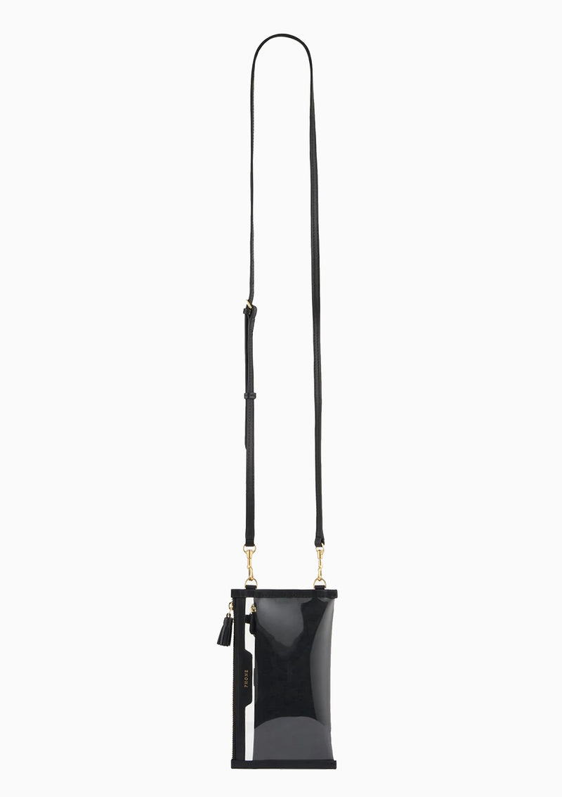 Jacquard Everything Pouch | Clear/Black