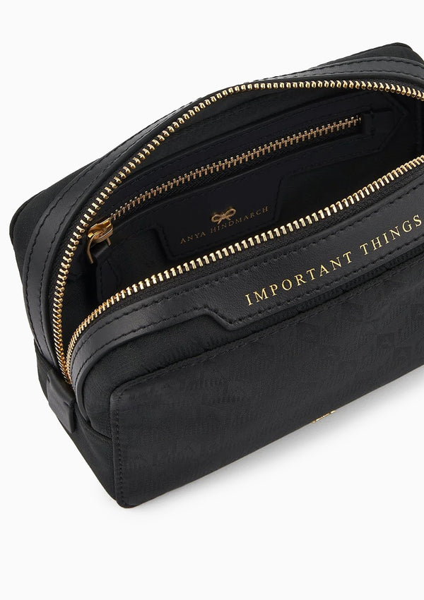 Jacquard Important Things Pouch | Black