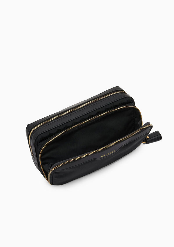 Jacquard Small Make-Up Pouch | Black