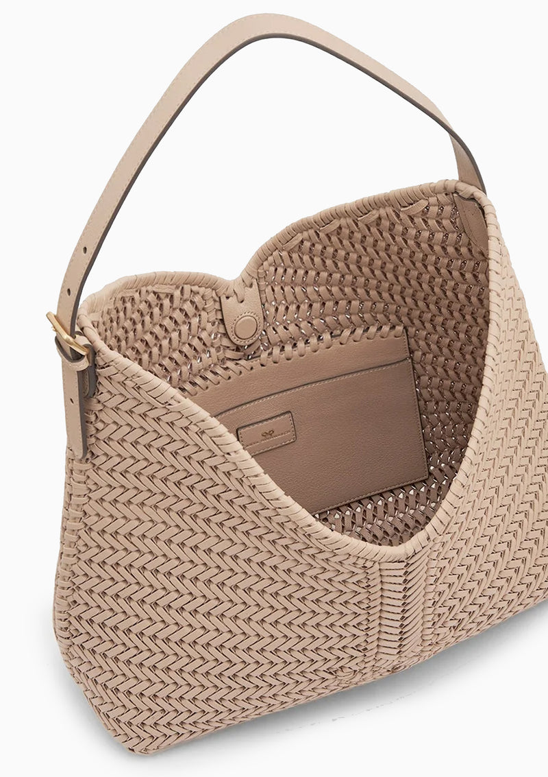 Neeson Tassel Hobo Bag | Light Nude