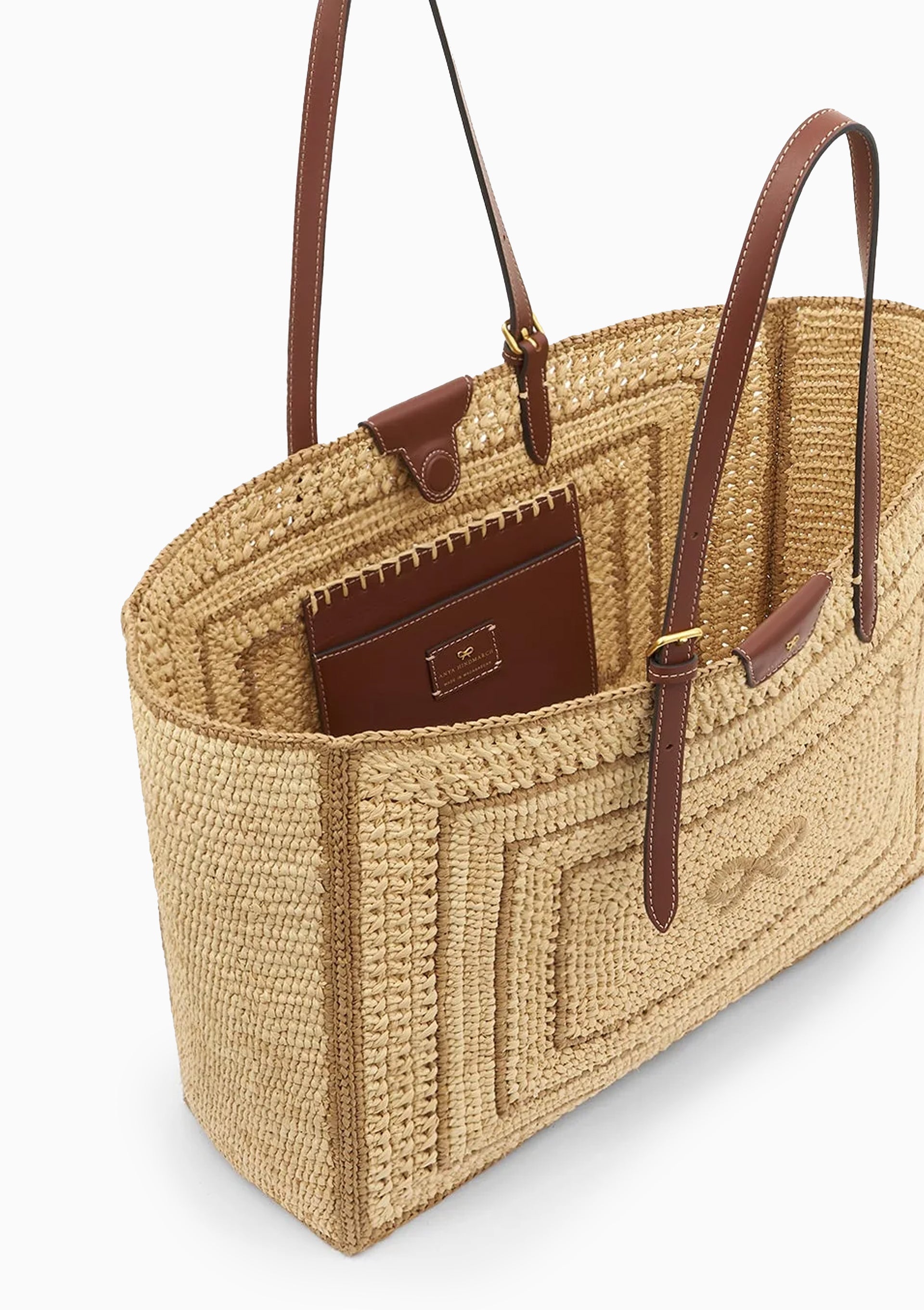 Raffia Bow Tote | Natural
