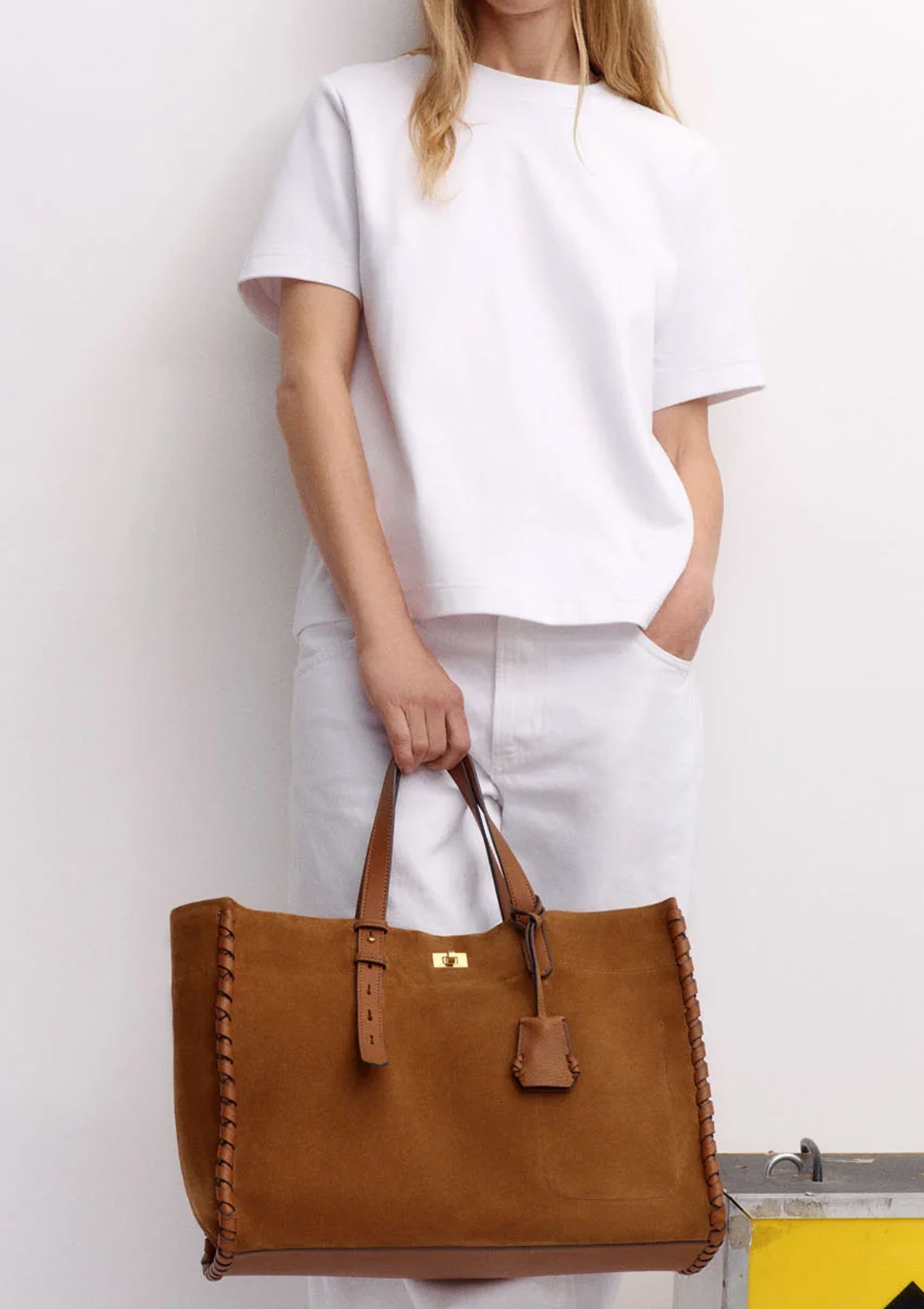 Mortimer Whipstitch Tote | Pecan
