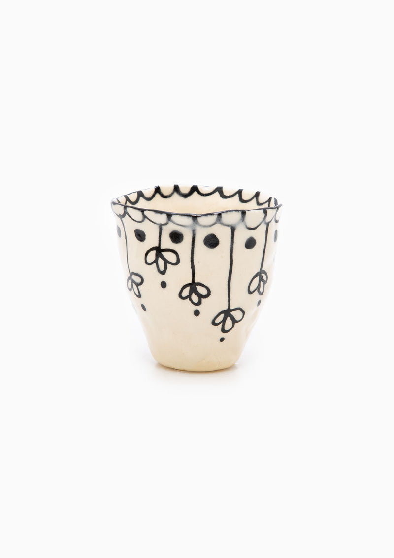 Handmade Lace Painted Wine Cup 10