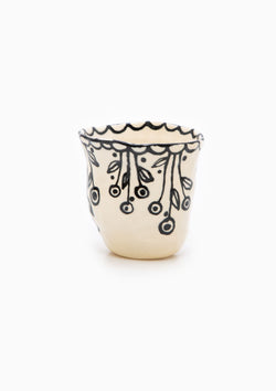 Handmade Lace Painted Wine Cup 12