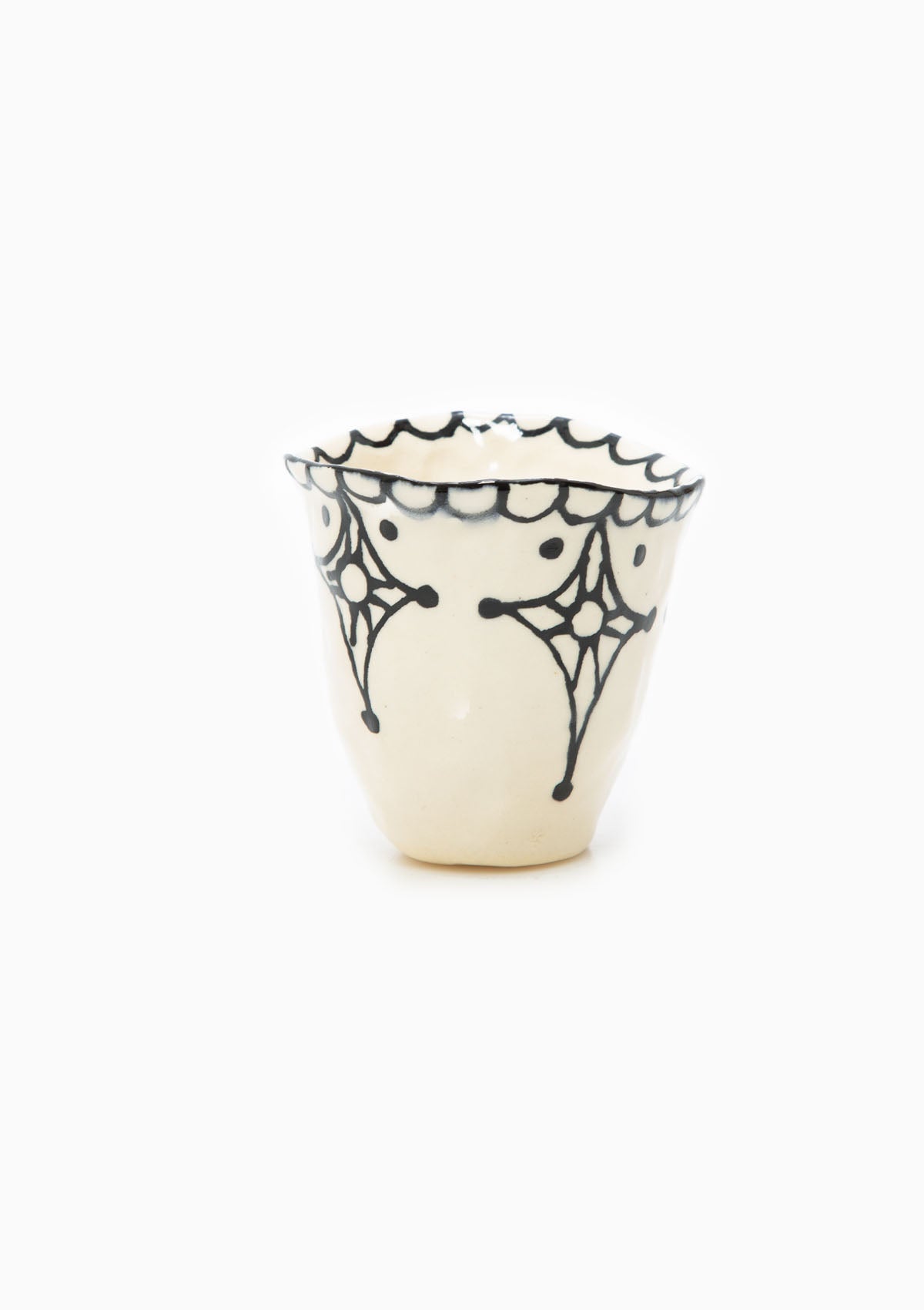 Handmade Lace Painted Wine Cup 26
